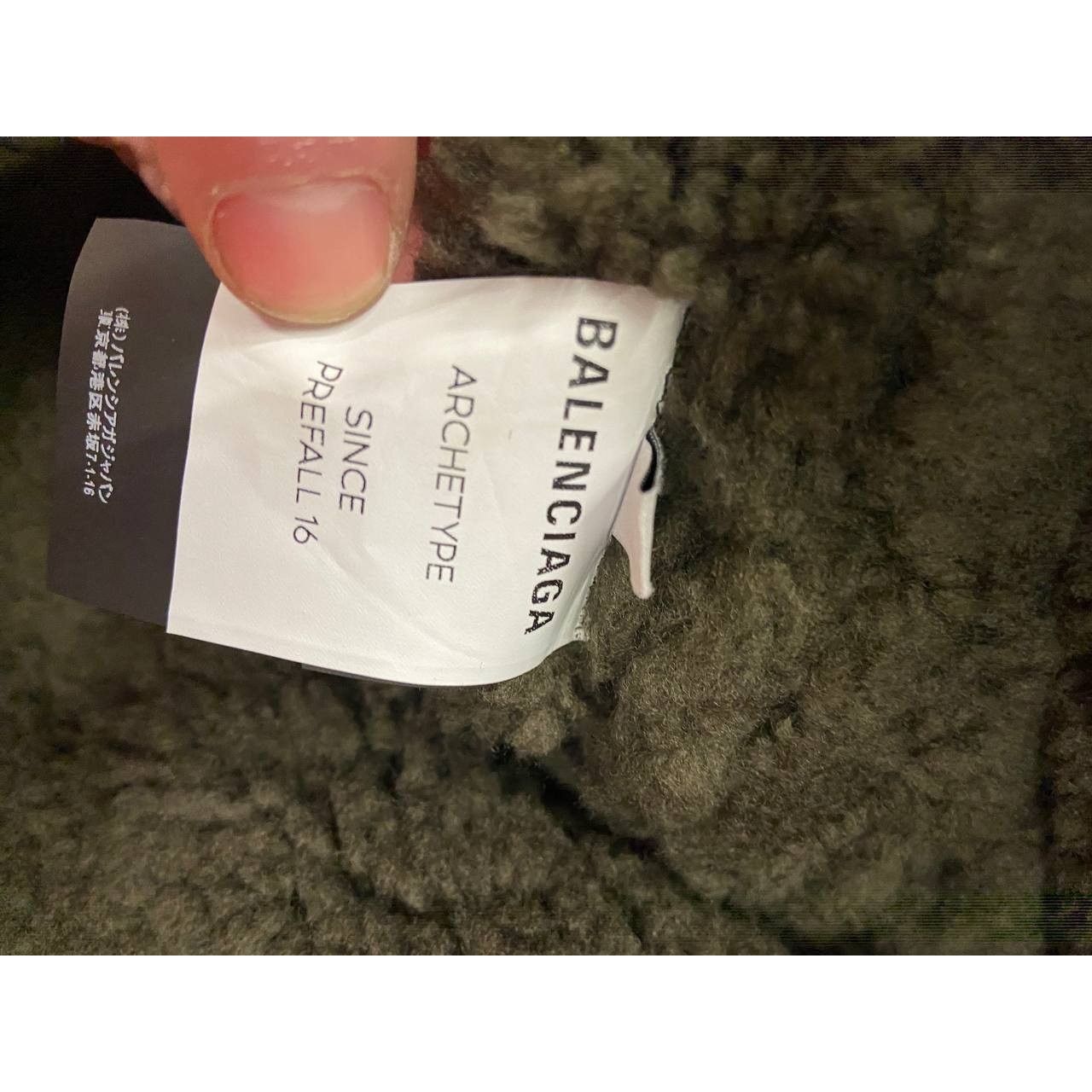 Balenciaga Balenciaga Green Sheepskin Oversized Coat - Size FR36/S Size XS / US 0-2 / IT 36-38 - 7 Thumbnail