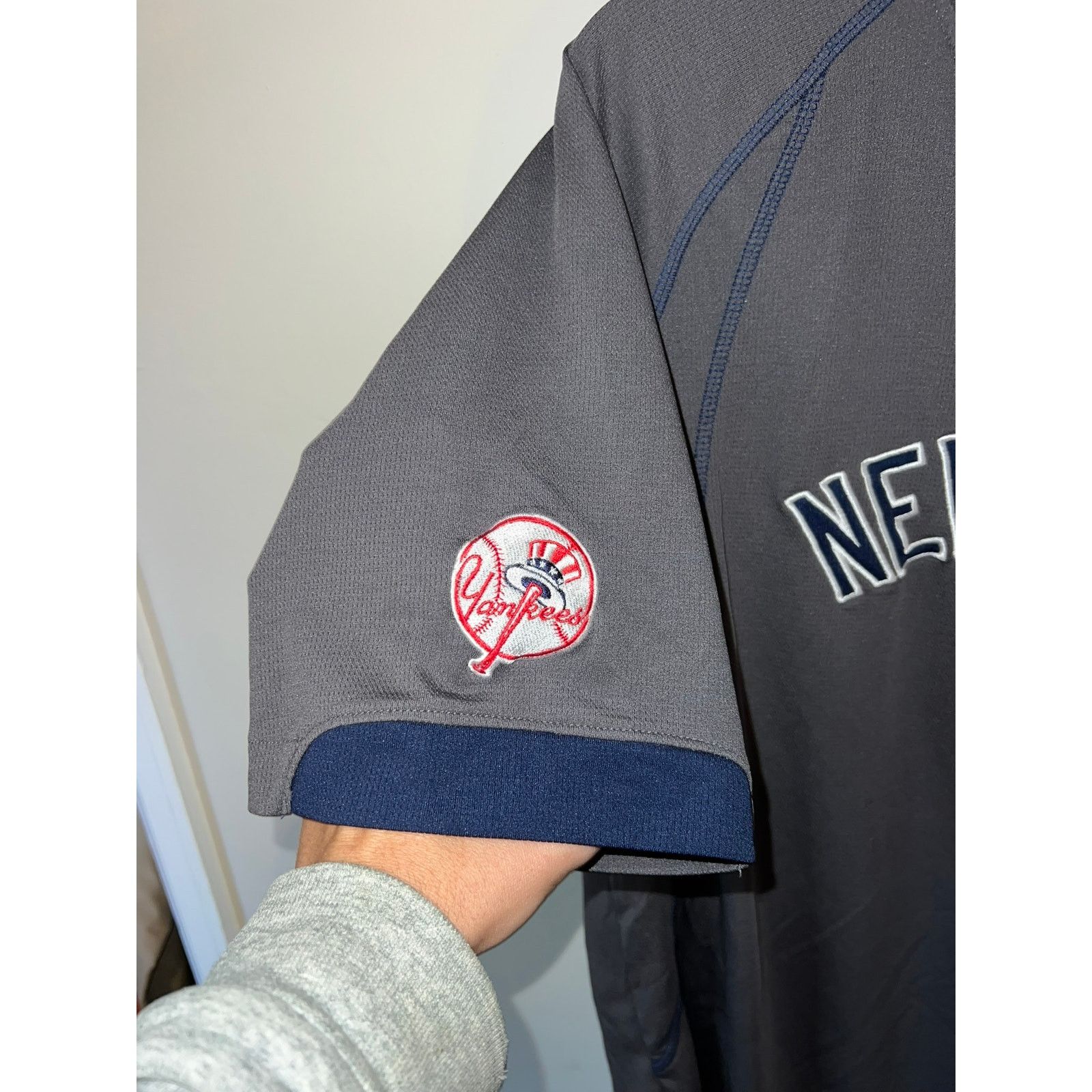 MLB New York Yankees Shirt Baseball Gray Tee Baseball Top MLB L Size US L / EU 52-54 / 3 - 3 Thumbnail