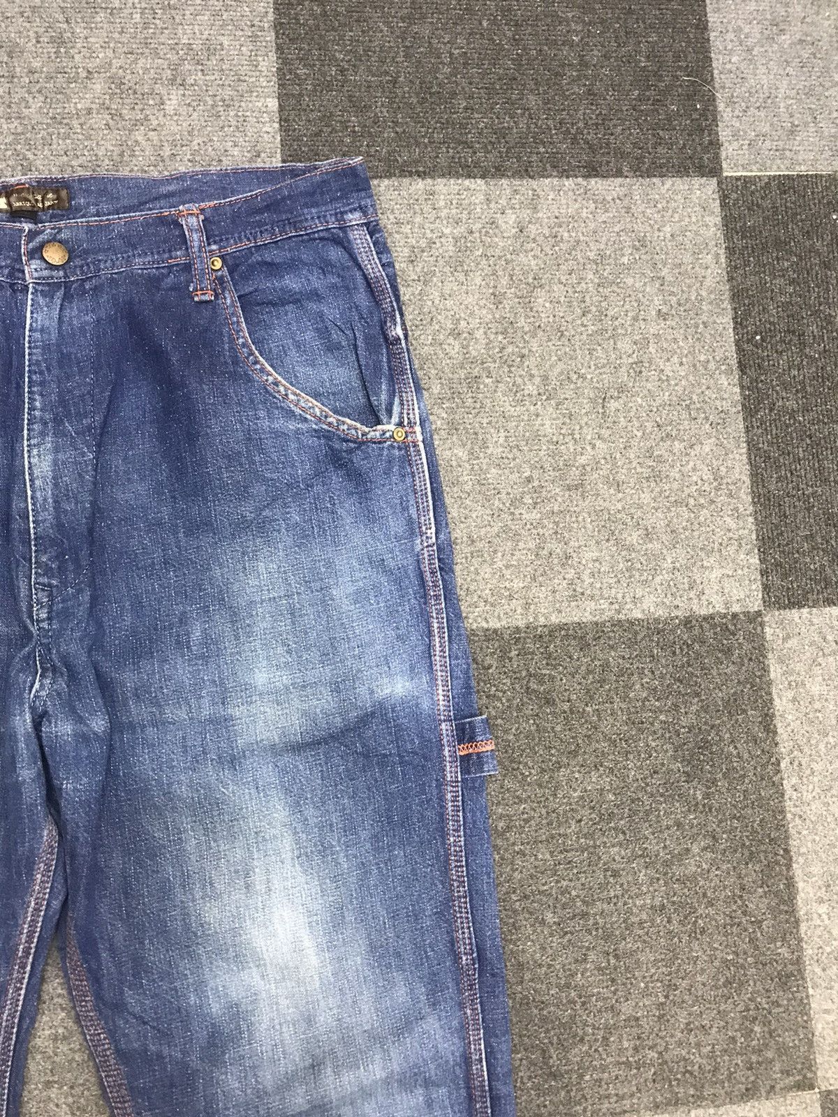 Designer × Japanese Brand mcapache Japan Light Carpenter Jeans Size US 33 - 2 Thumbnail