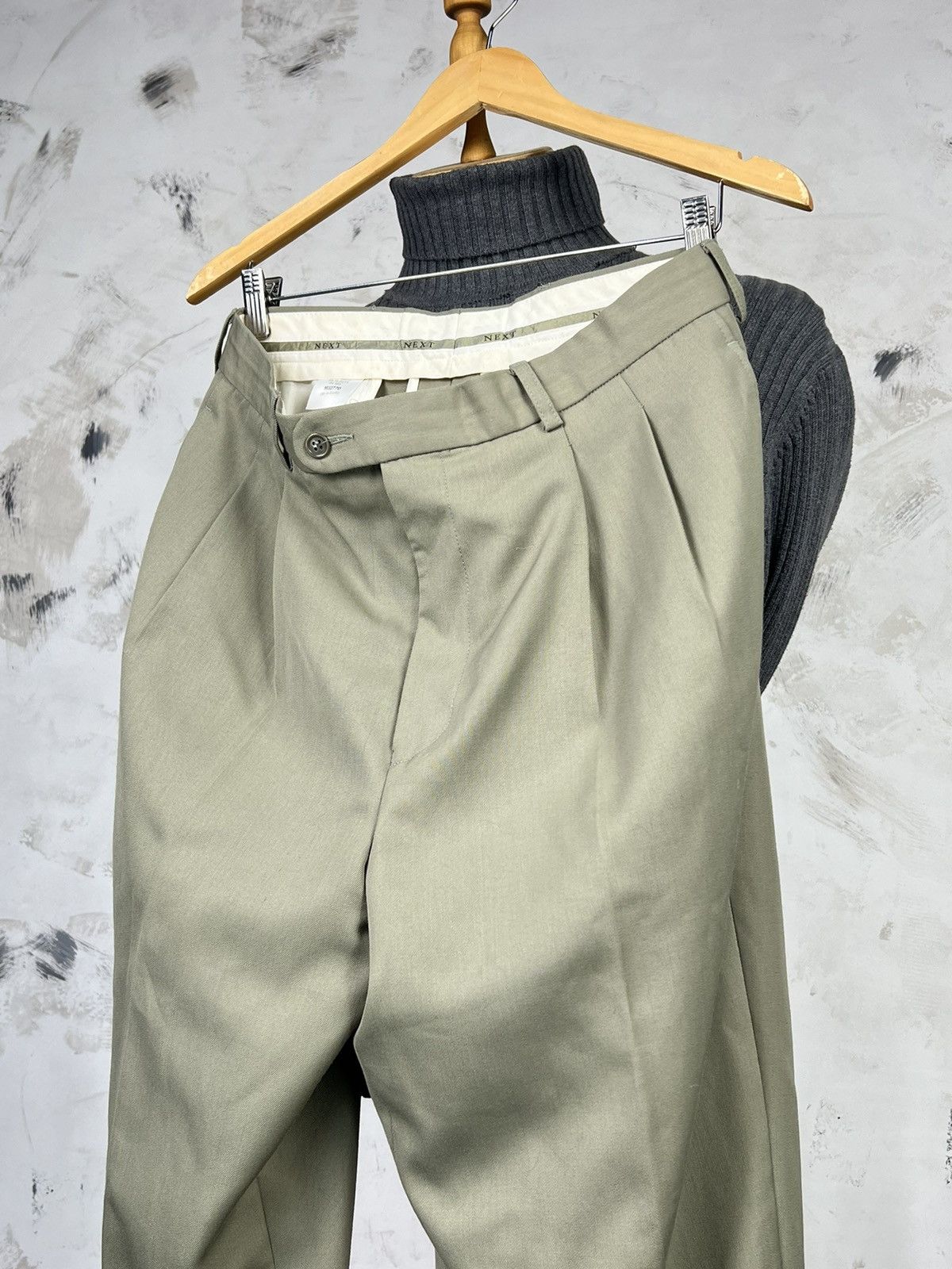 NEXT Vintage Next Lightweight Pleated Trousers Pants Size M-L 34 Size US 34 / EU 50 - 7 Thumbnail