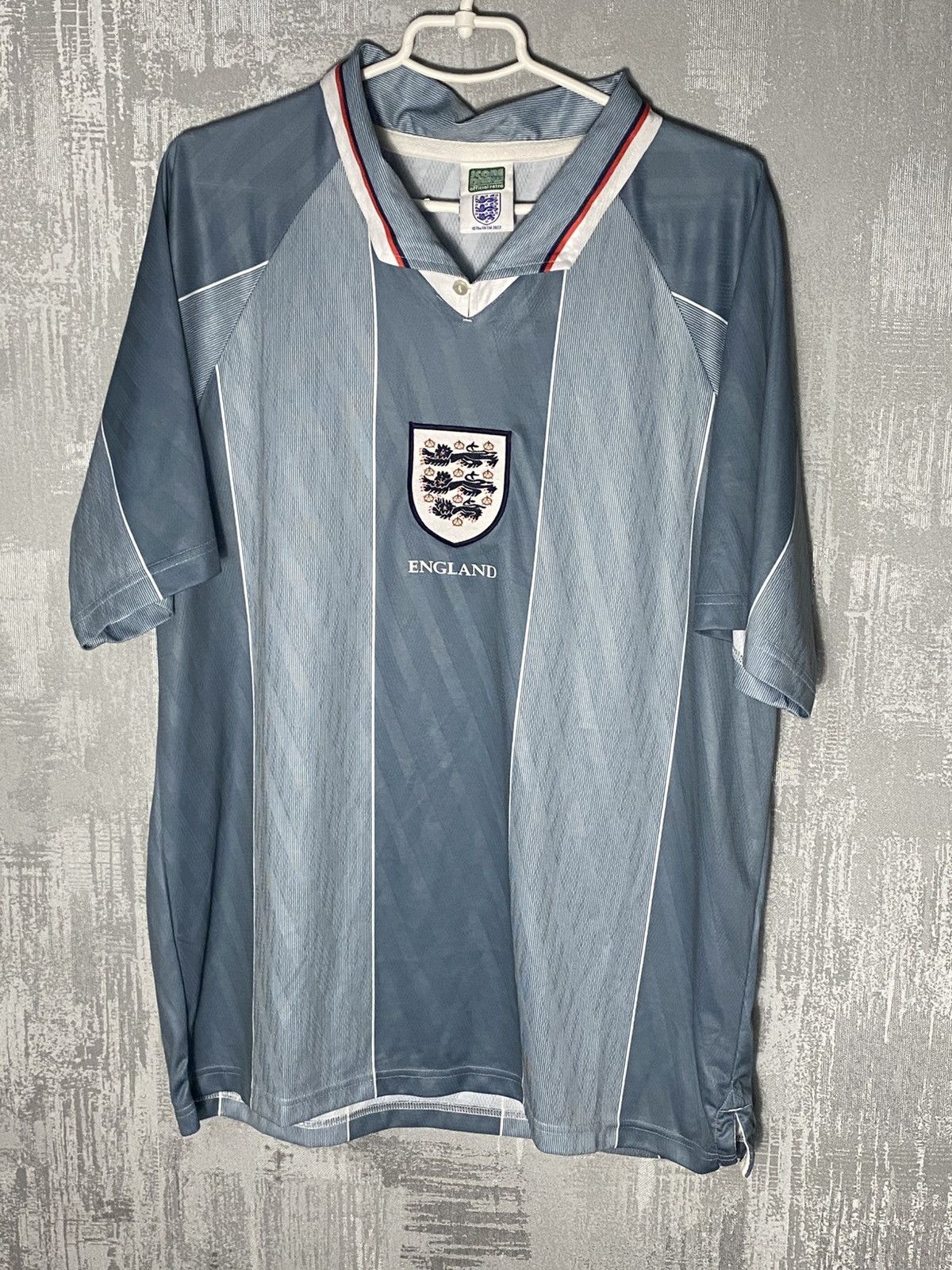 Other UK Vintage England Soccer Jersey Score Draw 1996 Football Size US XL / EU 56 / 4 - 1 Thumbnail