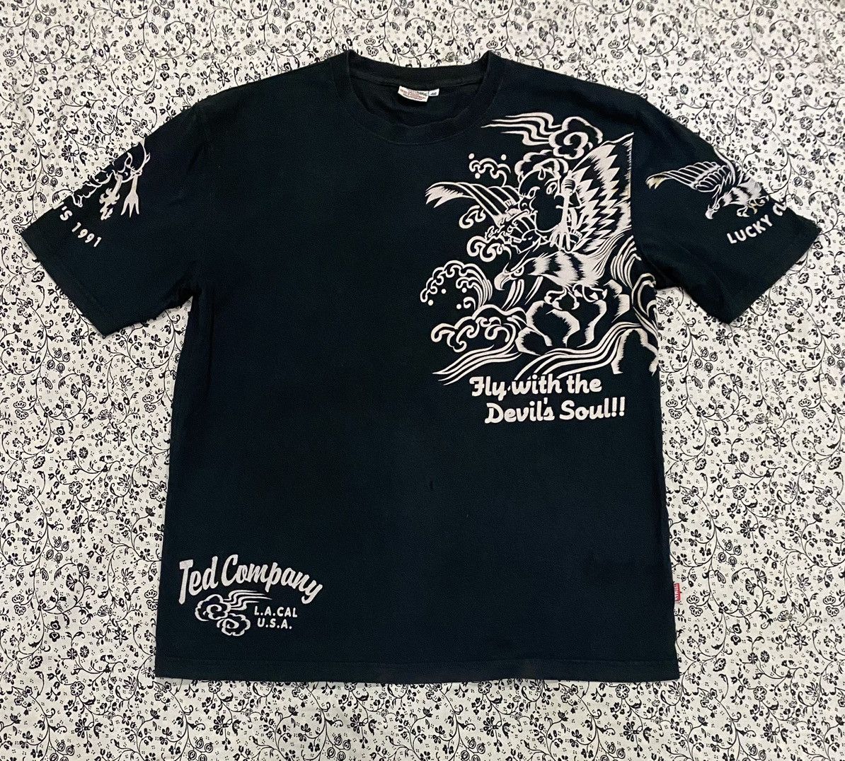 Japanese Brand × Tedman tedman devil with phoenix’s tee Size US L / EU 52-54 / 3 - 1 Thumbnail
