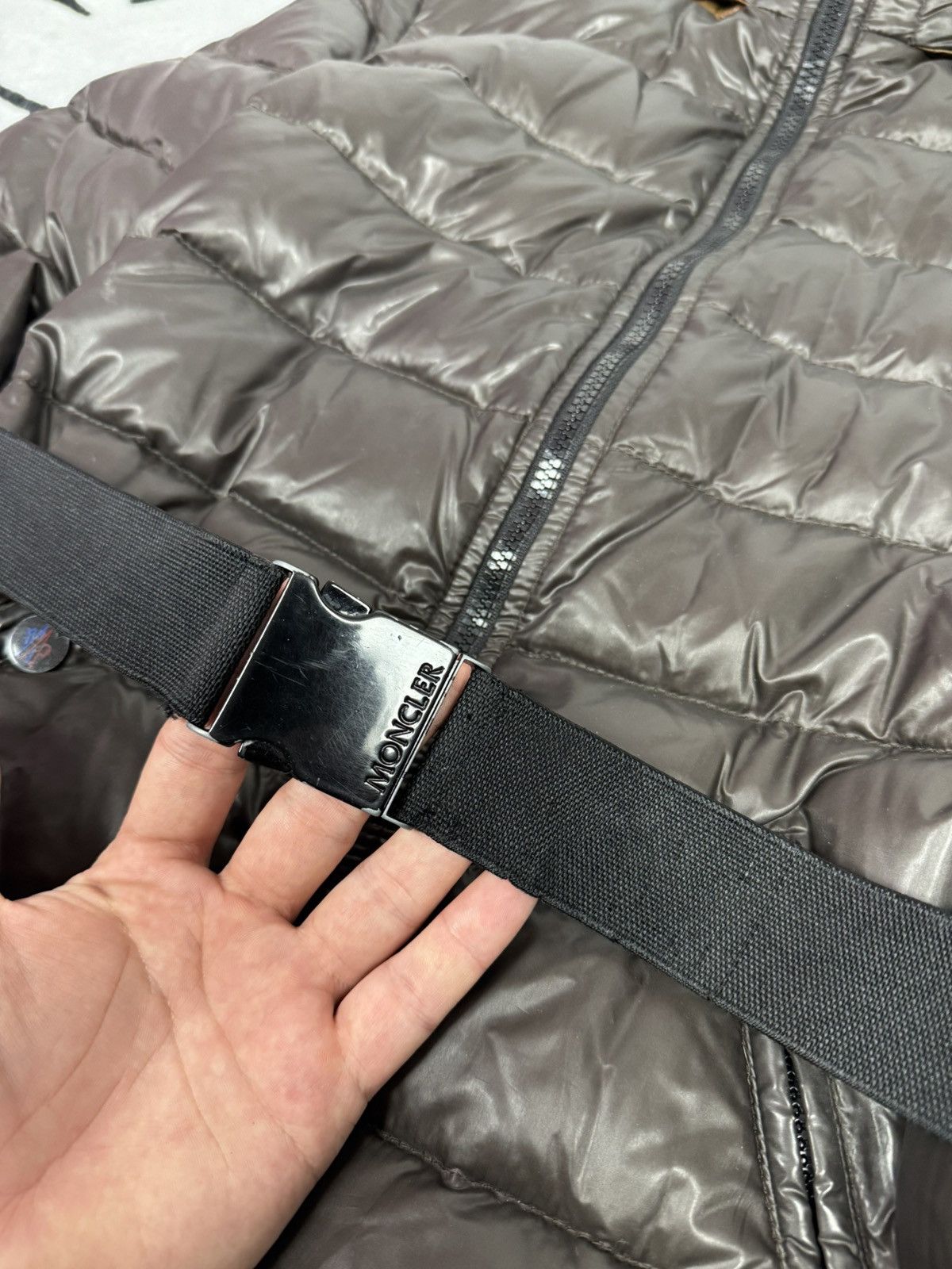 Moncler Moncler Down Coat Puffer Schoko Braun Vintage Size M Rare Size M / US 6-8 / IT 42-44 - 7 Thumbnail