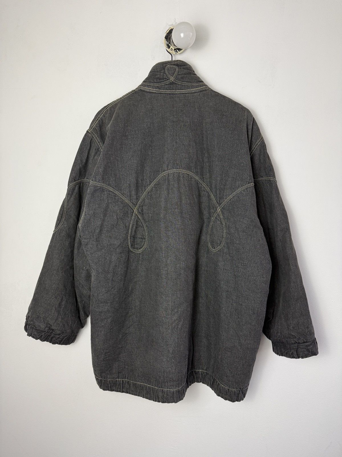Moschino 90s Moschino Denim Rope Jacket Size XL / US 12-14 / IT 48-50 - 3 Thumbnail