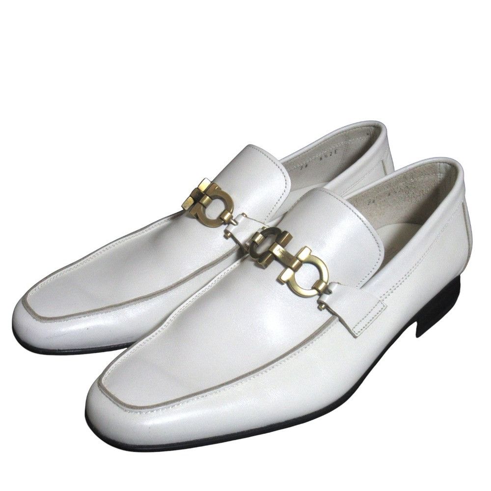 Salvatore Ferragamo Salvatore Ferragamo Salvatore Ferragamo Leather Loafers Leather Shoes DUTY FREE for USA Size ONE SIZE - 1 Thumbnail