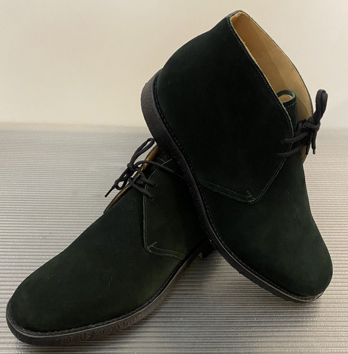 Church's Churchs 🏴󠁧󠁢󠁥󠁮󠁧󠁿 Dk Green Castoro Suede Ryder Chukka Boots 12uk NEW Size US 13 / EU 46 - 5 Thumbnail