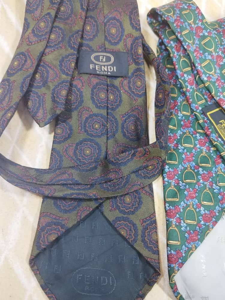 Fendi × Vintage FENDI COMBO TIE Size ONE SIZE - 4 Thumbnail