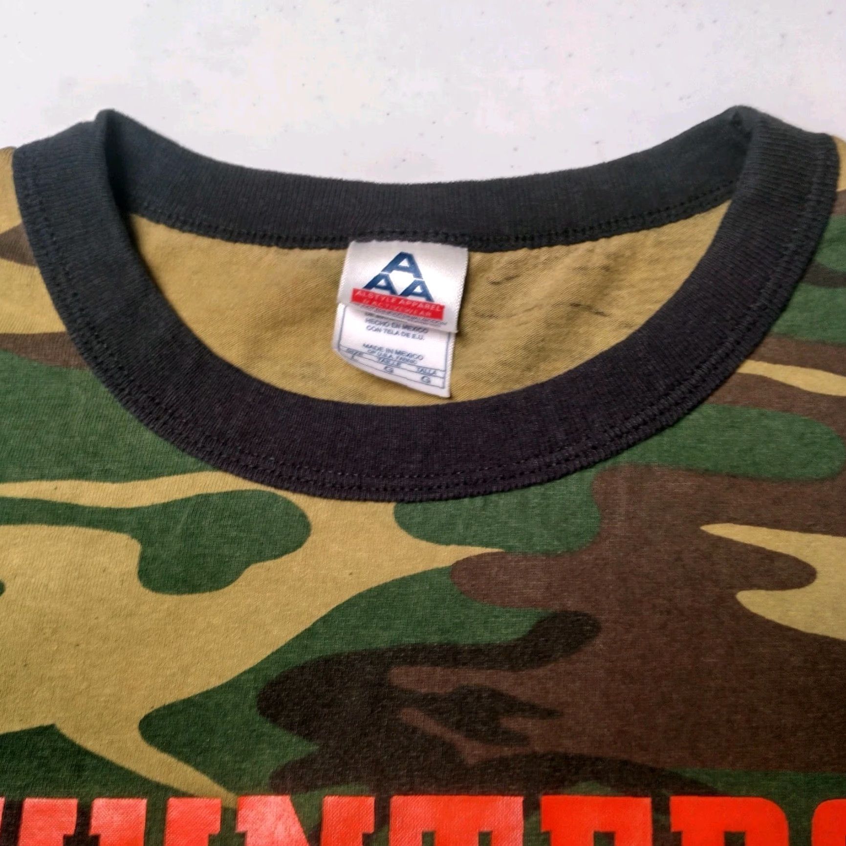 Vintage VINTAGE Woodland Camo Shirt Men Large Camouflage Knit Cotton Alstyle Apparel Hunter Theme 90s? (If applicable) Size US L / EU 52-54 / 3 - 8 Thumbnail