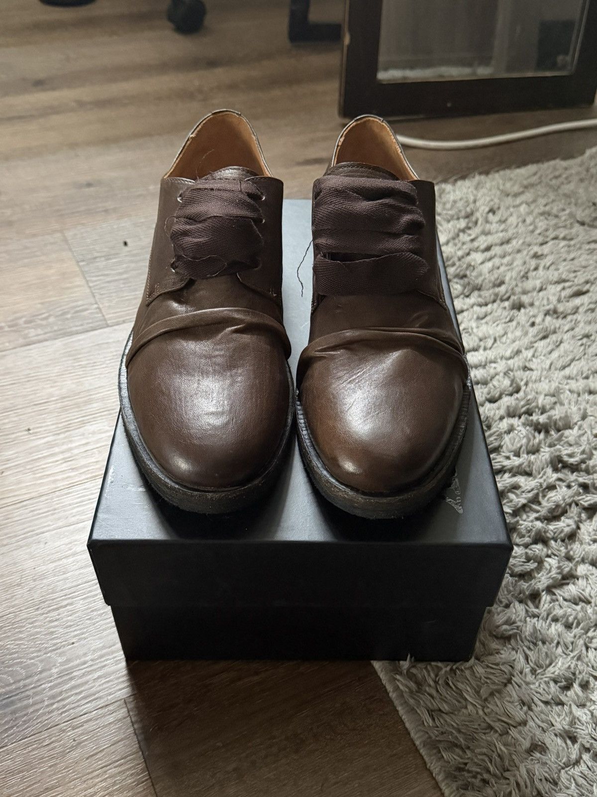 K-Two Studios Ktwo Studios Brown Suede Derby // Oxford Size US 11 / EU 44 - 5 Thumbnail