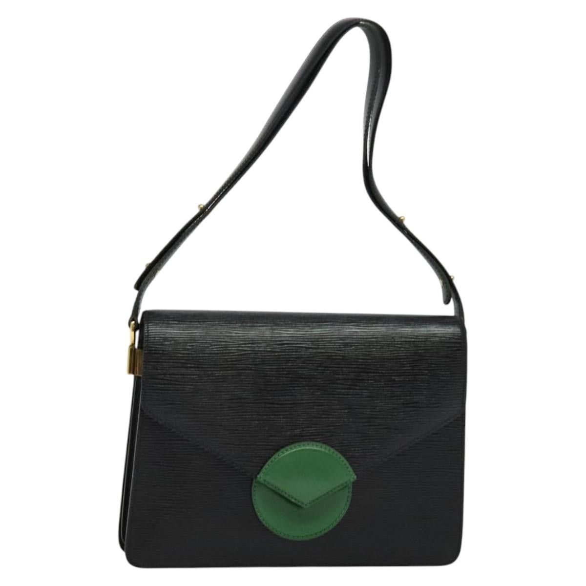 Louis Vuitton LOUIS VUITTON Epi Osh Shoulder Bag Black Green M52444 Size ONE SIZE - 1 Thumbnail