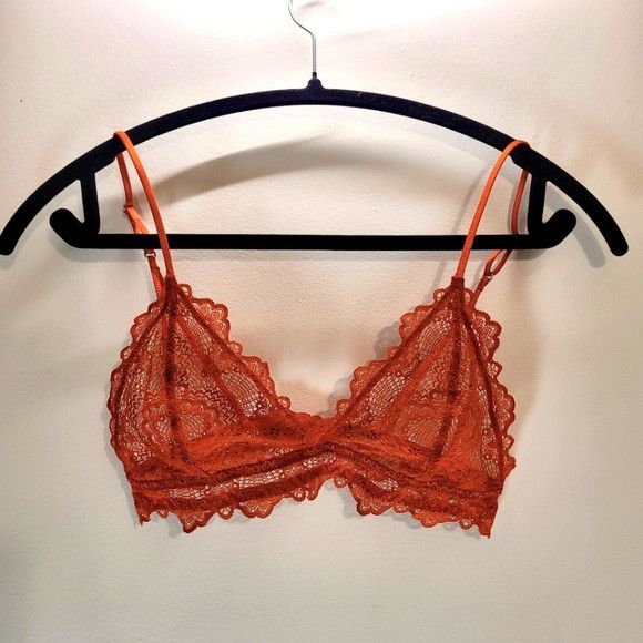 Other Understatement Lace Triangle Bralette Papaya Color - S Size ONE SIZE - 1 Thumbnail