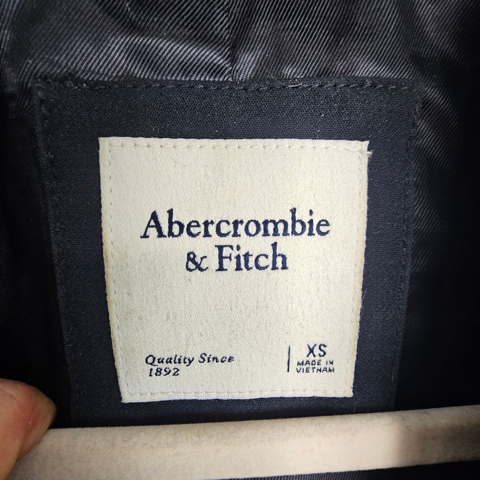 Abercrombie & Fitch Abercrombie & Fitch Womens Premium Cropped Crepe Blazer XS Size XS / US 0-2 / IT 36-38 - 6 Thumbnail