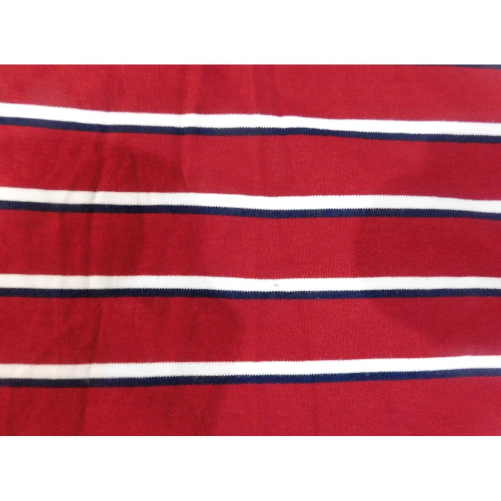 Polo Ralph Lauren Polo Ralph Lauren Polo Shirt Mens XL Red Striped Knit Classic Fit Stretch Logo Short Sleeve Golf Regular Mens Size US XL / EU 56 / 4 - 4 Thumbnail