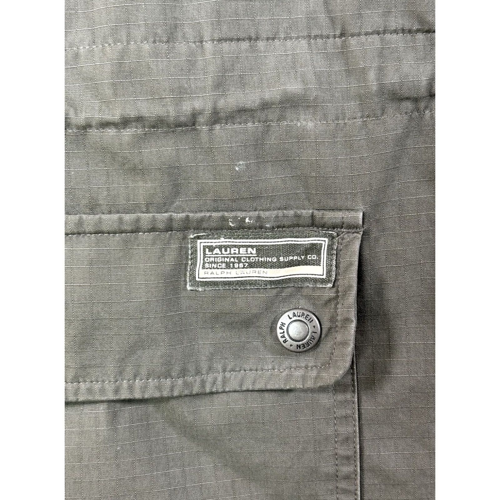 Ralph Lauren VINTAGE Ralph Lauren Utility Field Green Jacket Women’s Long Sleeve Pockets 90s Style Size S / US 4 / IT 40 - 5 Thumbnail