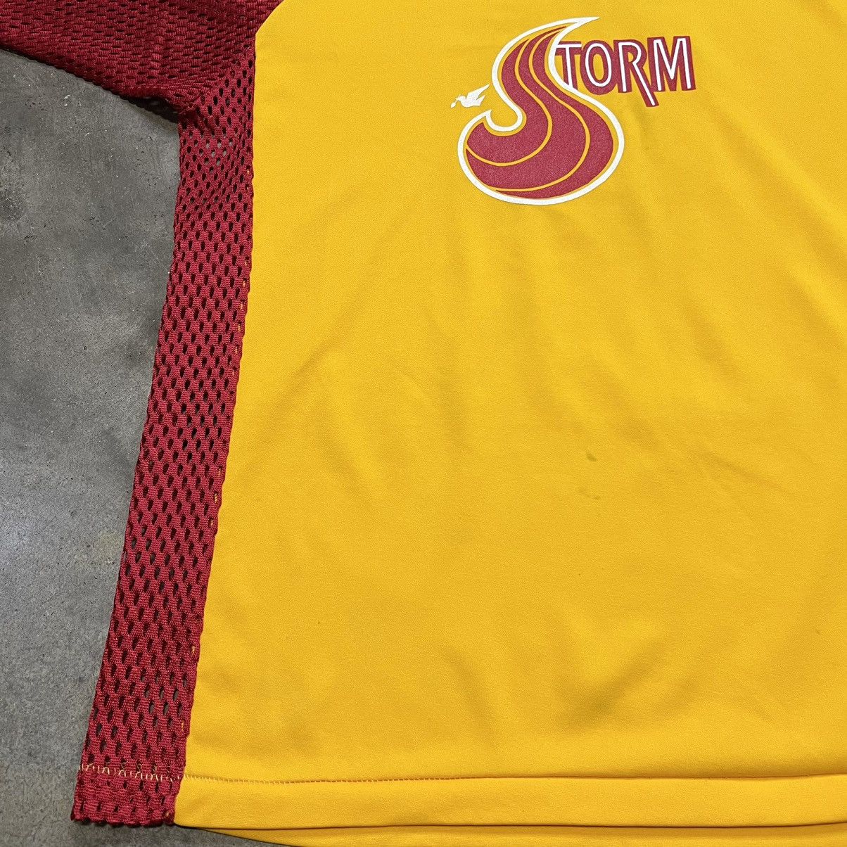 Vintage Vintage 80s Storm Mesh Baseball Athletic Jersey Made in USA Size US L / EU 52-54 / 3 - 4 Thumbnail