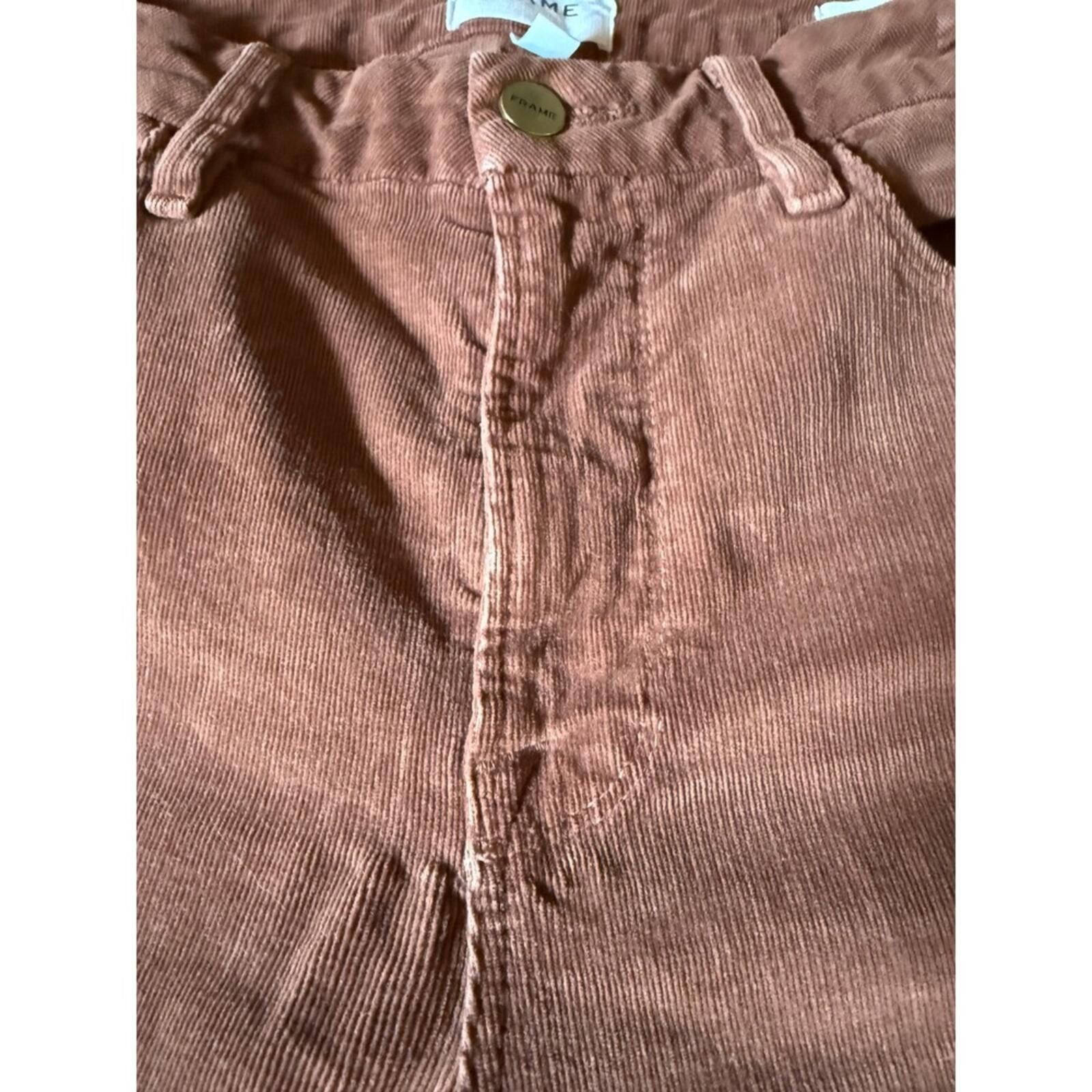 Frame FRAME Le Crop Mini Boot Corduroy 30 Mid Rise Flare Cropped Size 30" / US 8 / IT 44 - 9 Thumbnail