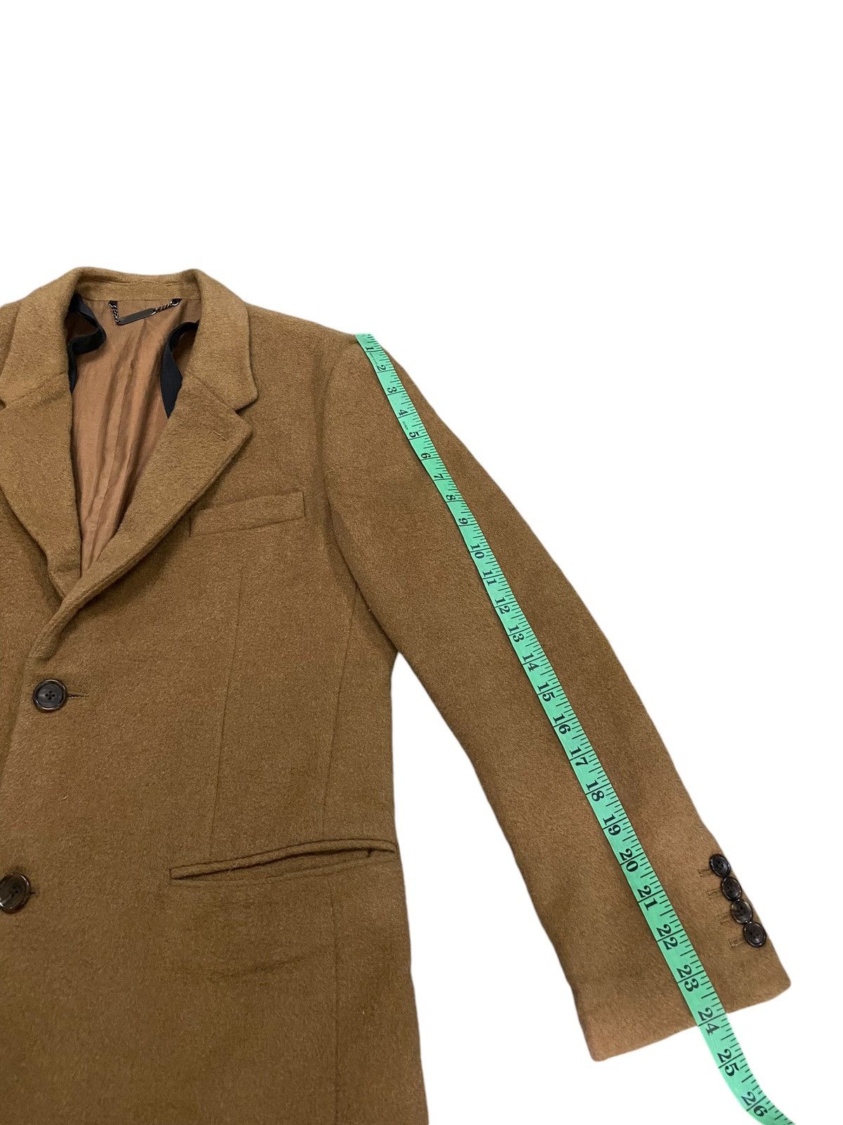 Japanese Brand × Other × monkey time Vintage Monkey Time Wool Long Jacket M Size Brown Colour Size US M / EU 48-50 / 2 - 17 Thumbnail