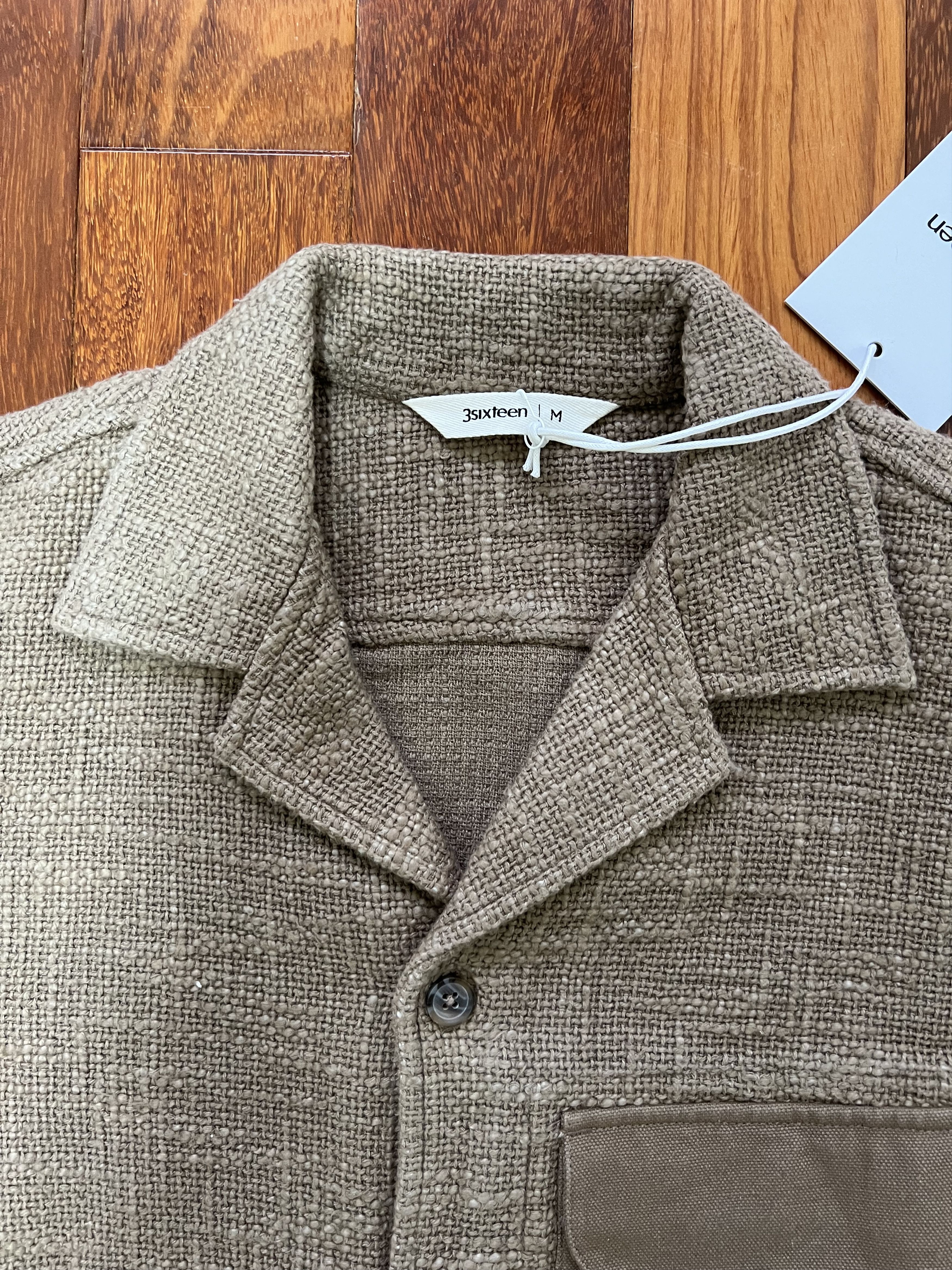 3sixteen 💚 3sixteen Field Shirt Moonrock Slub Medium NEW Size US M / EU 48-50 / 2 - 9 Thumbnail