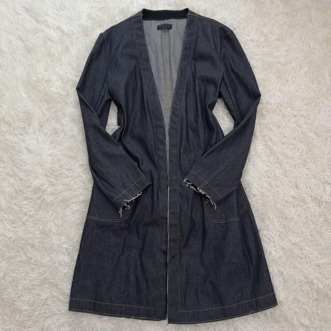 Yohji Yamamoto yohji yamamoto pour homme S'YTE cut-off design denim coat Size US L / EU 52-54 / 3 - 2 Thumbnail