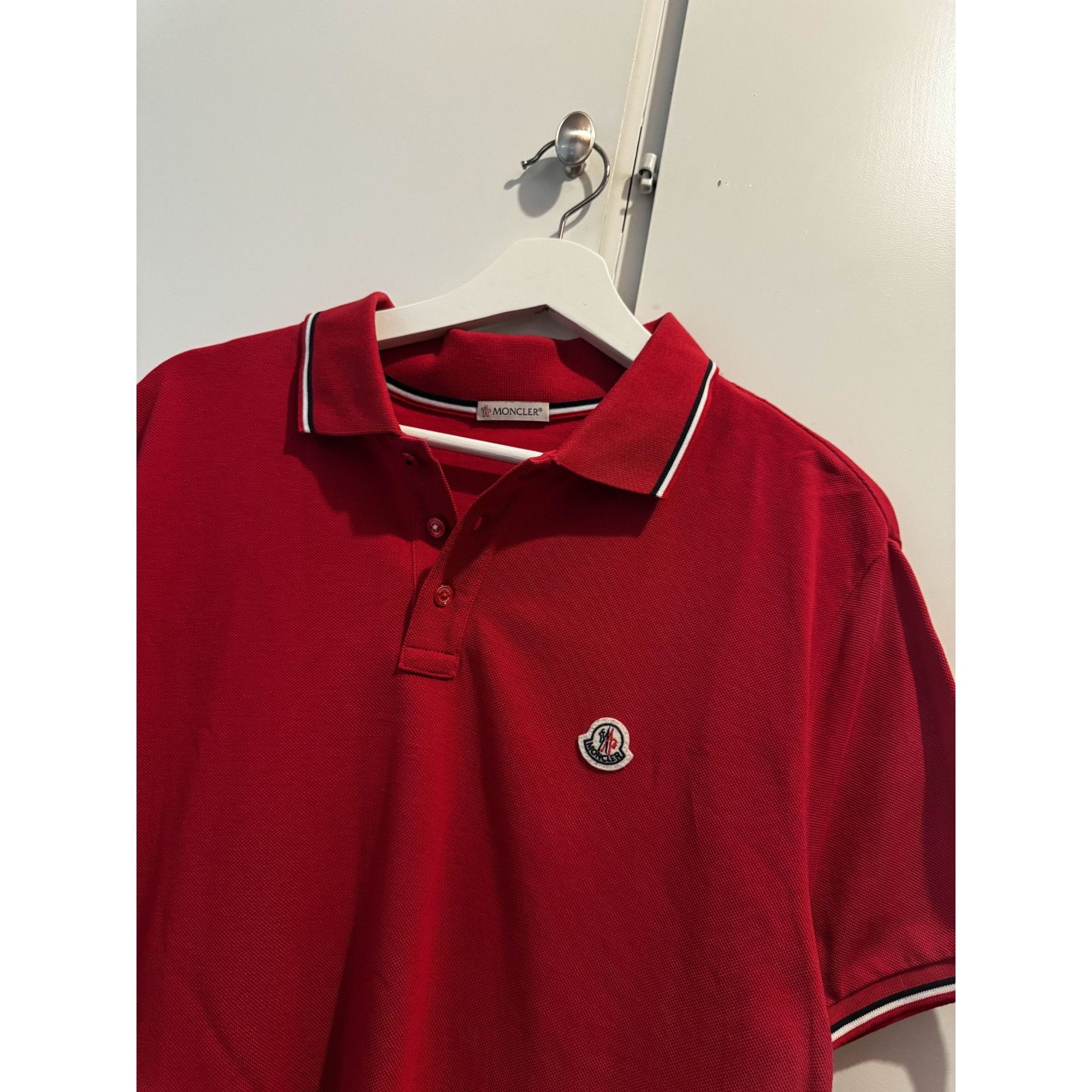 Moncler Moncler Piqué Polo Shirt Size US XL / EU 56 / 4 - 3 Thumbnail
