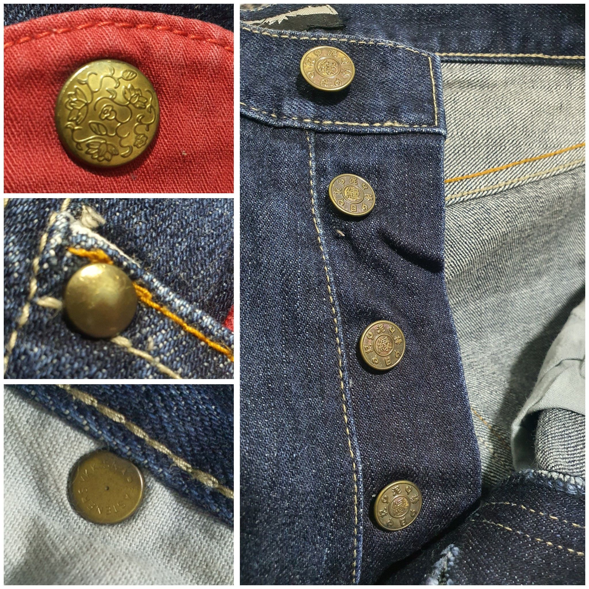 Japanese Brand THIEF DIARY 34”/38” DESIGNER JEANS Size US 34 / EU 50 - 6 Thumbnail
