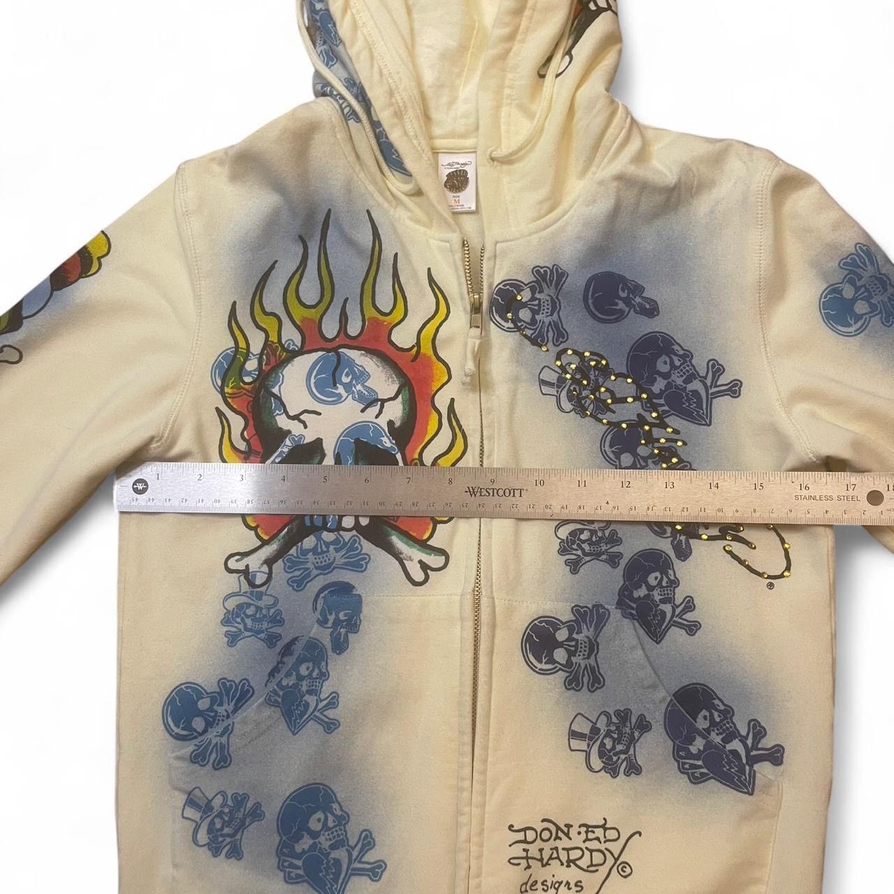 Ed Hardy Vintage Ed hardy all over print zip up hoodie Size M / US 6-8 / IT 42-44 - 3 Thumbnail