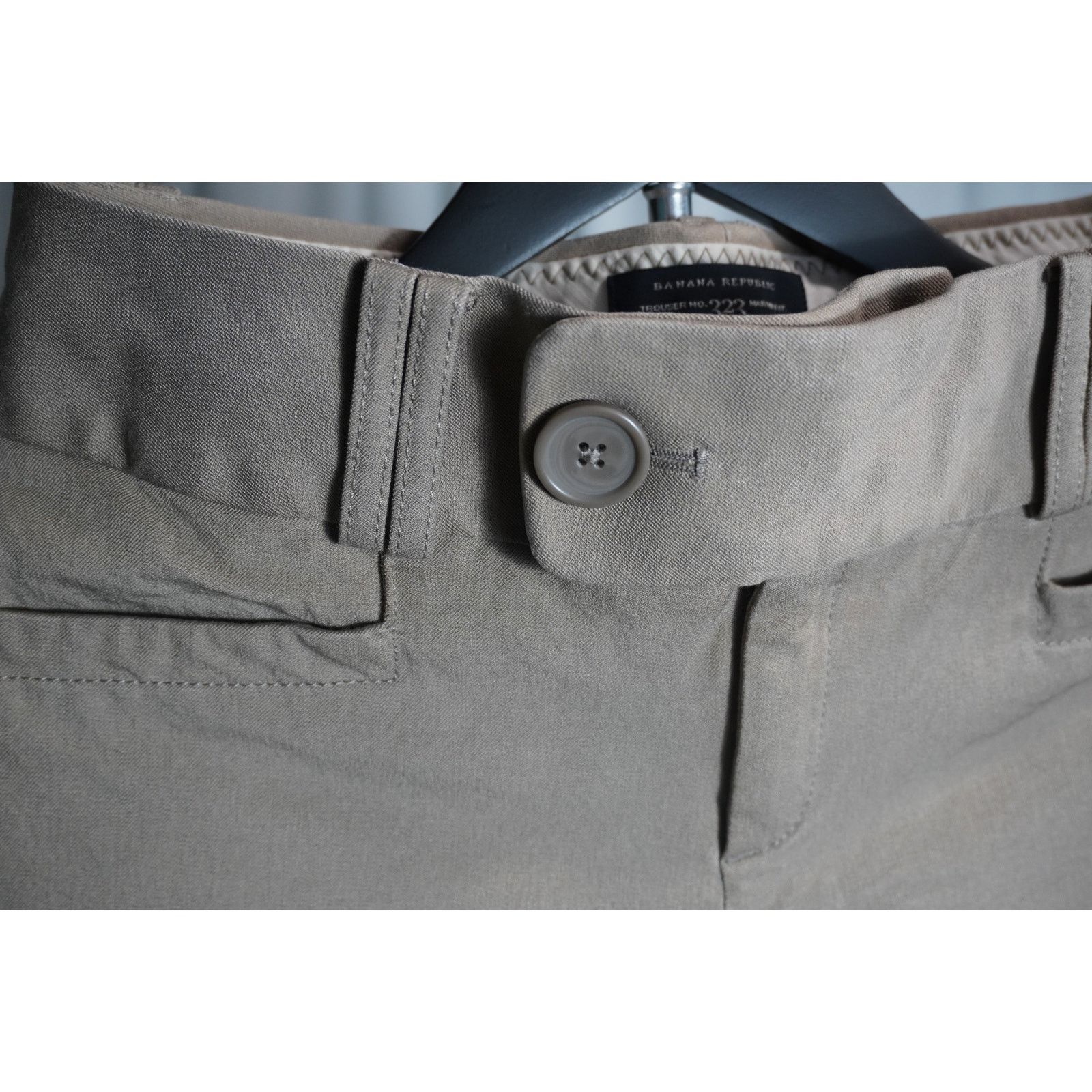 Banana Republic Banana Republic Martin Fit Trouser No. 323 – Beige/Khaki Size 27" / US 4 / IT 40 - 3 Thumbnail