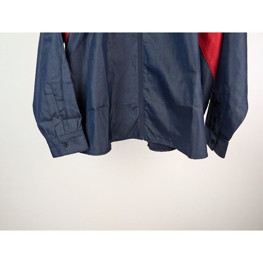 Martine Rose o1rshd1 Shirt Track Jacket in Navy Blue Size US L / EU 52-54 / 3 - 4 Thumbnail