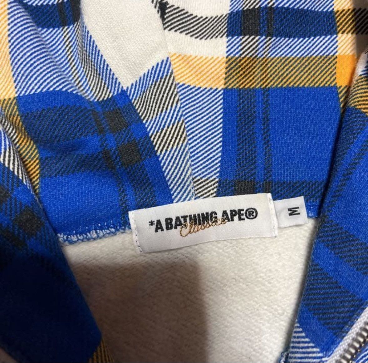Bape Bape Maebashi Limited Edition Plaid Full Zip Hoodie Size US M / EU 48-50 / 2 - 3 Thumbnail