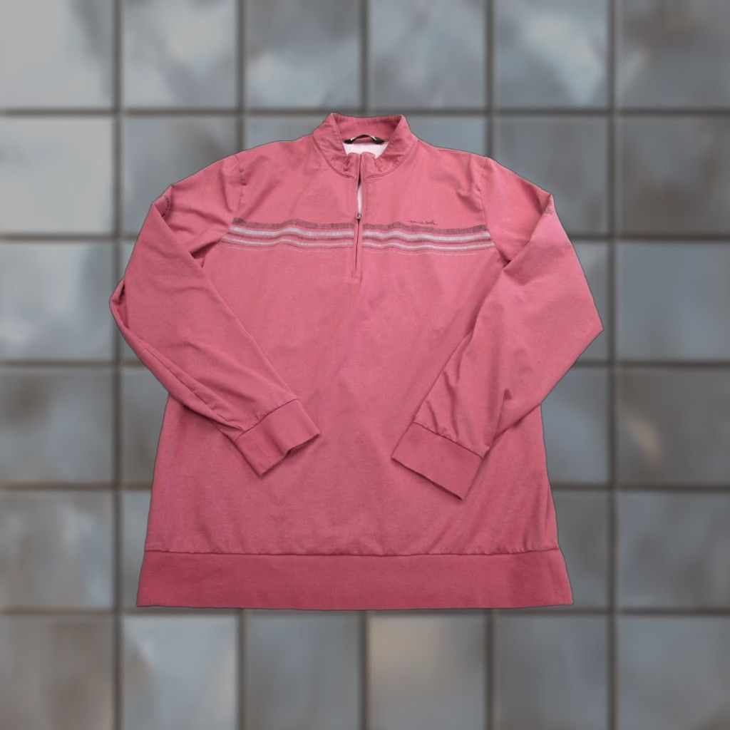 TravisMathew TravisMathew Pullover Mens Large Red Valencia Country Club Golf Quarter Zip 2023 Size US L / EU 52-54 / 3 - 1 Thumbnail