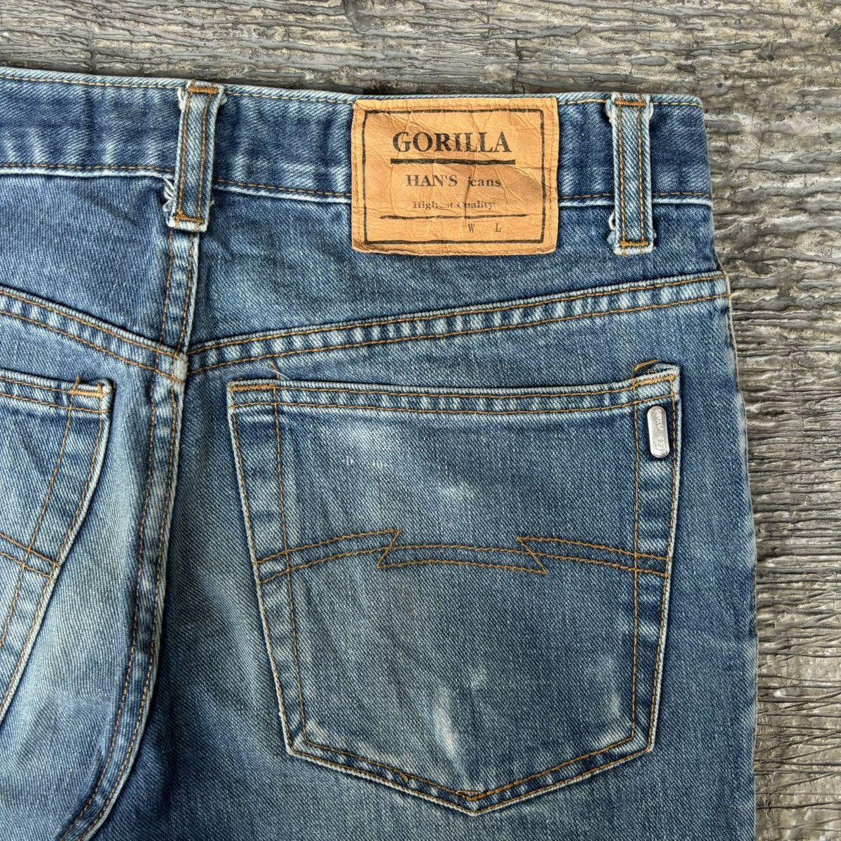 If Six Was Nine × Japanese Brand × Le Grande Bleu (L.G.B.) Gorrila Flare vintage blue seawash bootcut jeans Size US 30 / EU 46 - 10 Thumbnail