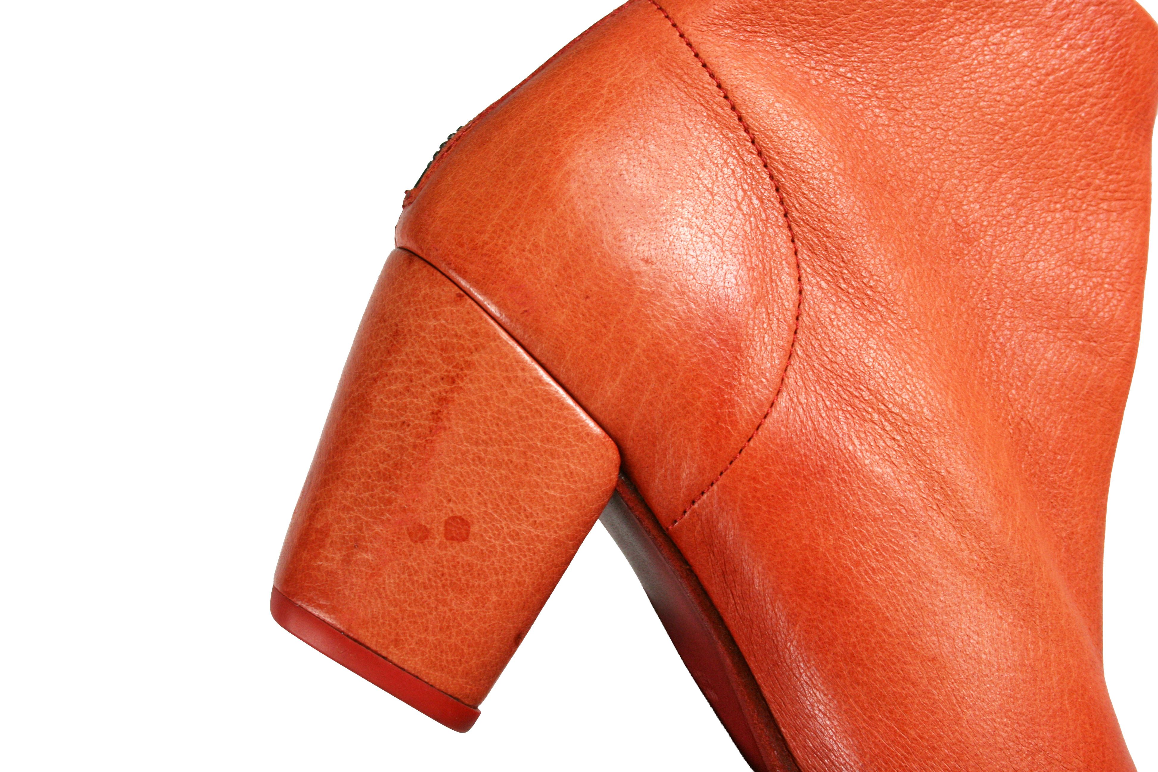Marsell 2015 Ankle Heeled Leather Boots Size US 7 / IT 37 - 9 Thumbnail