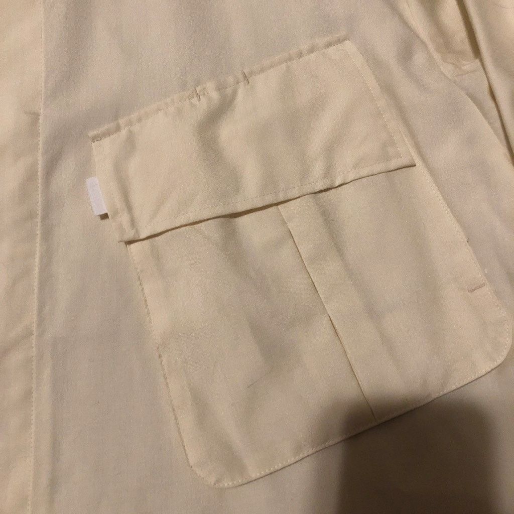 Japanese Brand S H SHIRTS Fatigue Shirt - Natural Wool Silk - L NWT $875 Size US L / EU 52-54 / 3 - 10 Thumbnail