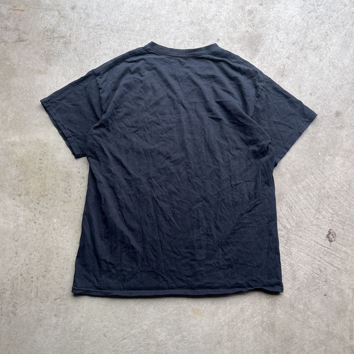 Gildan Vintage Y2K Grunge Skull Faded Black Graphic T Shirt Size US L / EU 52-54 / 3 - 3 Thumbnail