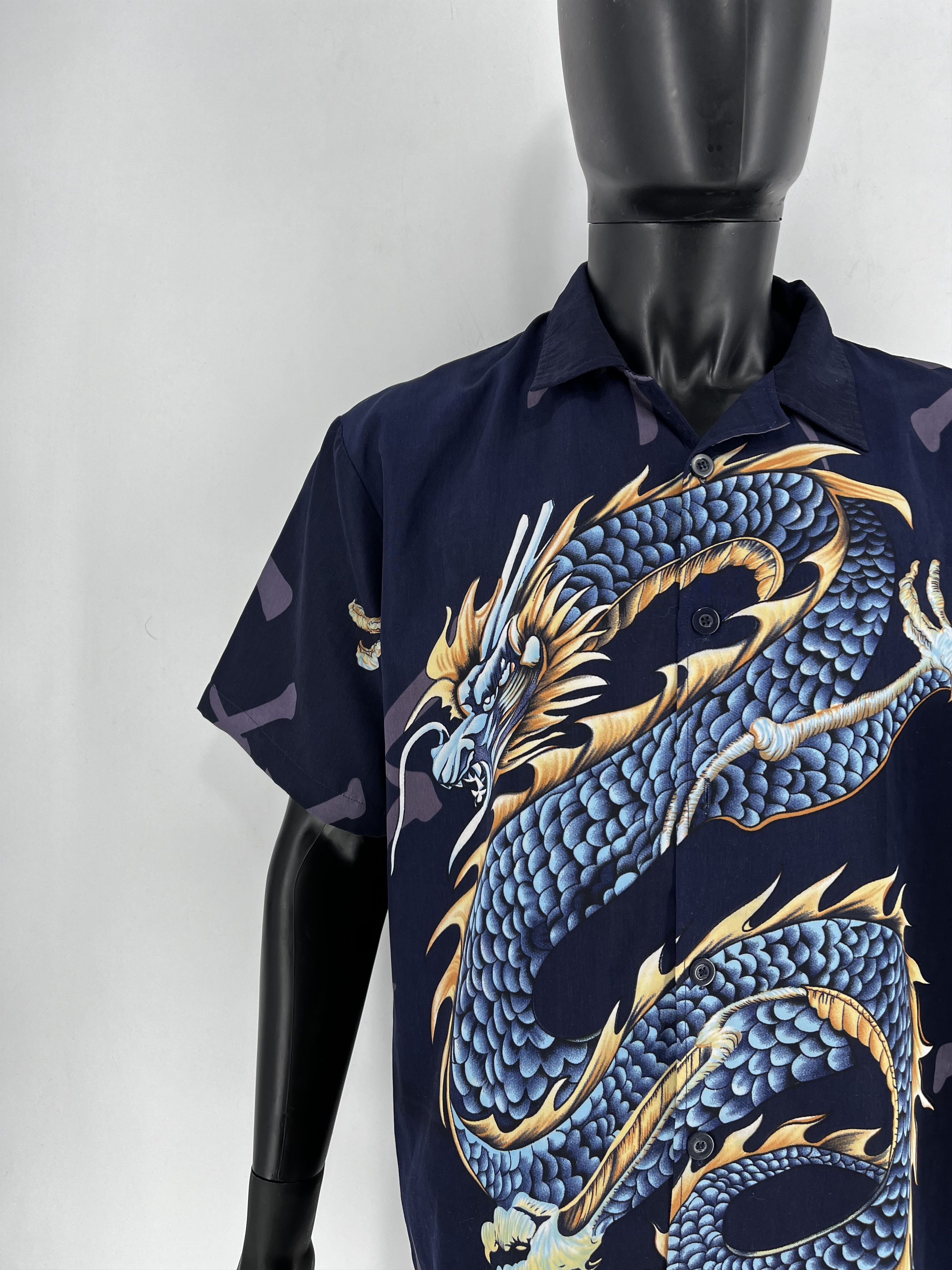 Vintage Y2K vintage Hawaiian Shirt Big logo Dragon Size US M / EU 48-50 / 2 - 6 Thumbnail