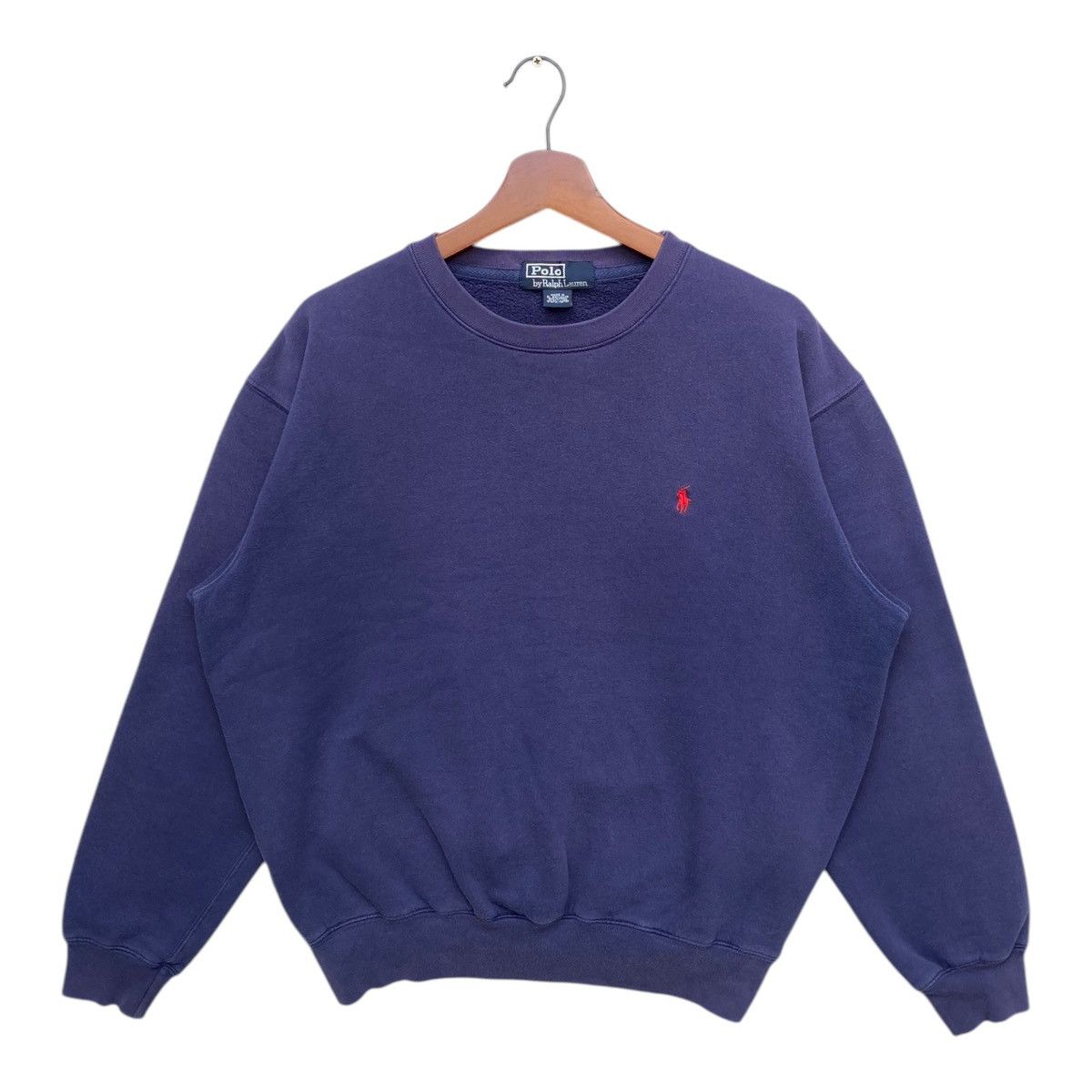 Polo Ralph Lauren × Vintage Vintage Polo Ralph Lauren Sweatshirt Small Pony Crewneck Size US L / EU 52-54 / 3 - 1 Thumbnail