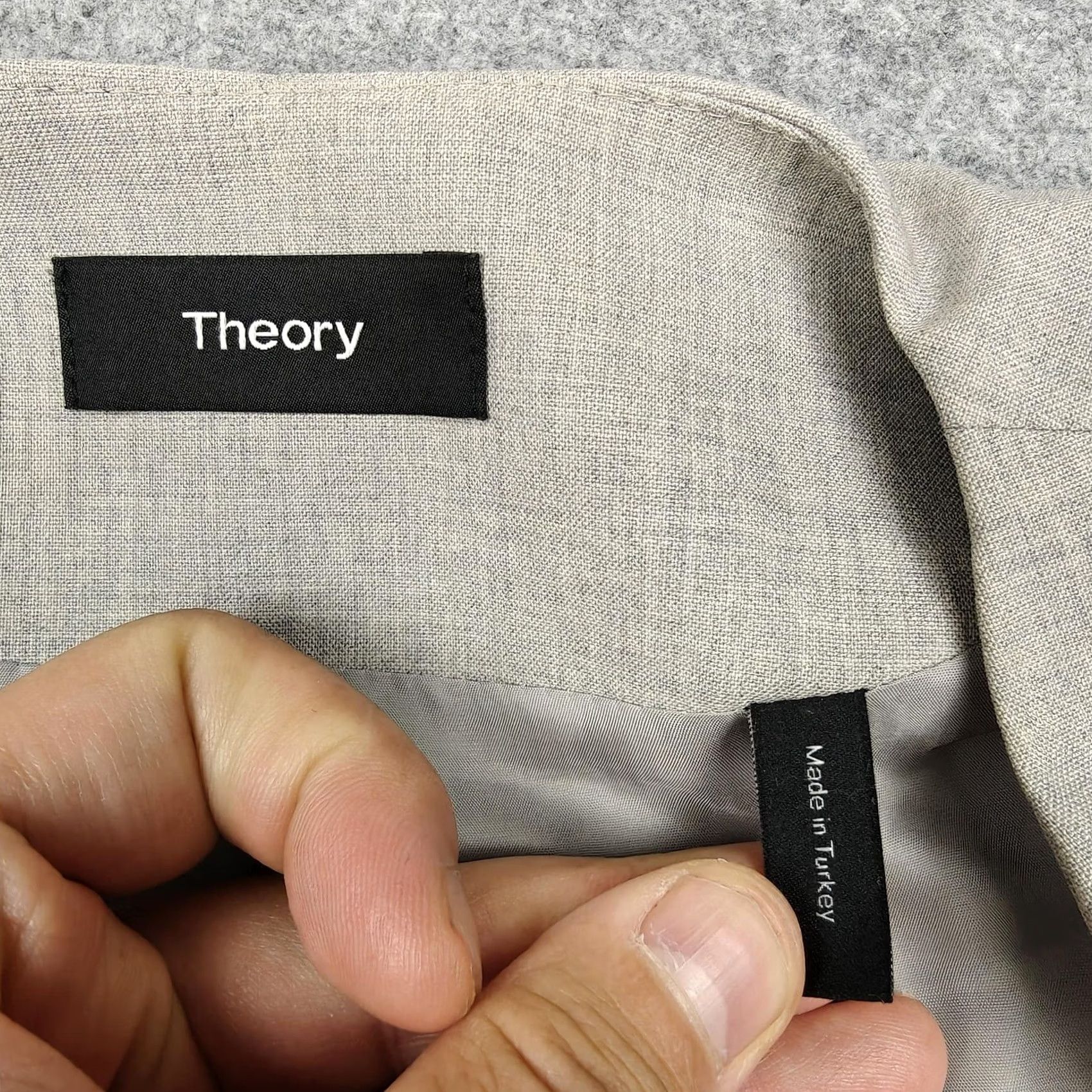 Theory Theory Blazer Womens 4 Beige Wool Jacket Workwear Size S / US 4 / IT 40 - 5 Thumbnail