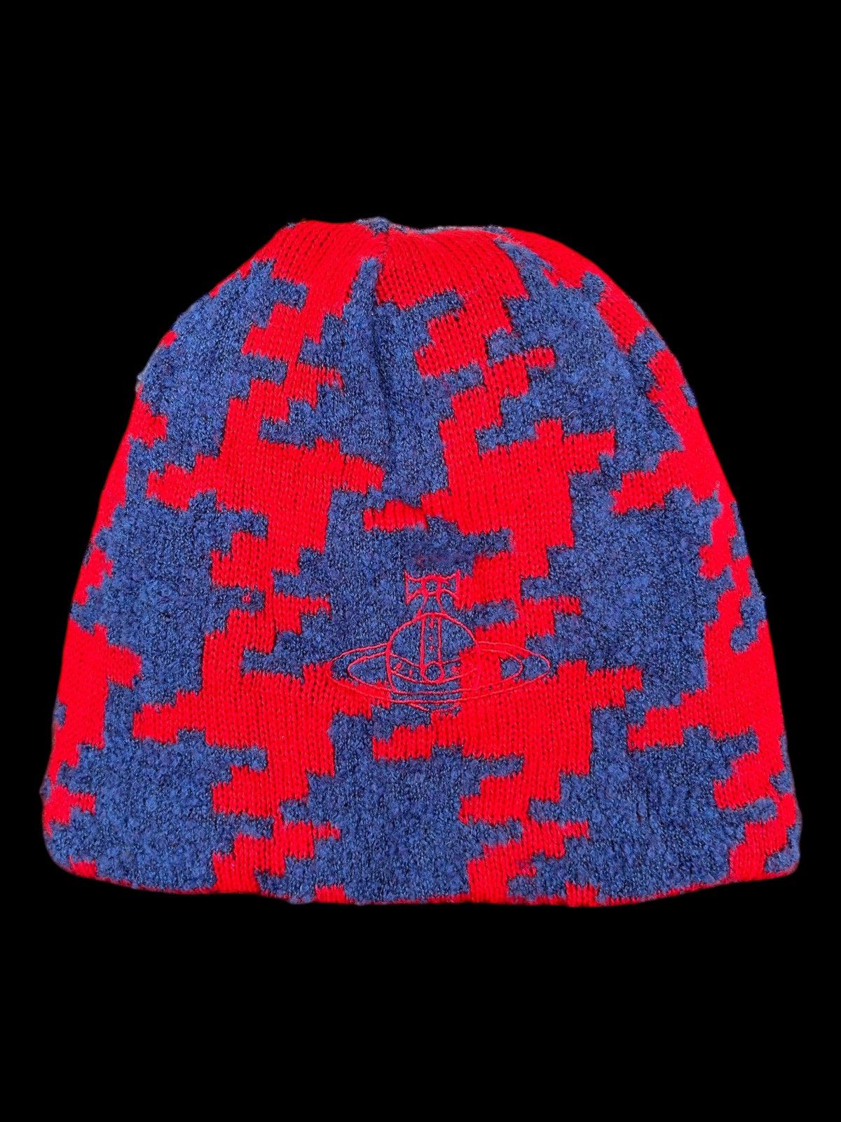 Vivienne Westwood Vivienne Westwood Orb Logo Knitted Rare Design Beanie Hats Size ONE SIZE - 8 Thumbnail