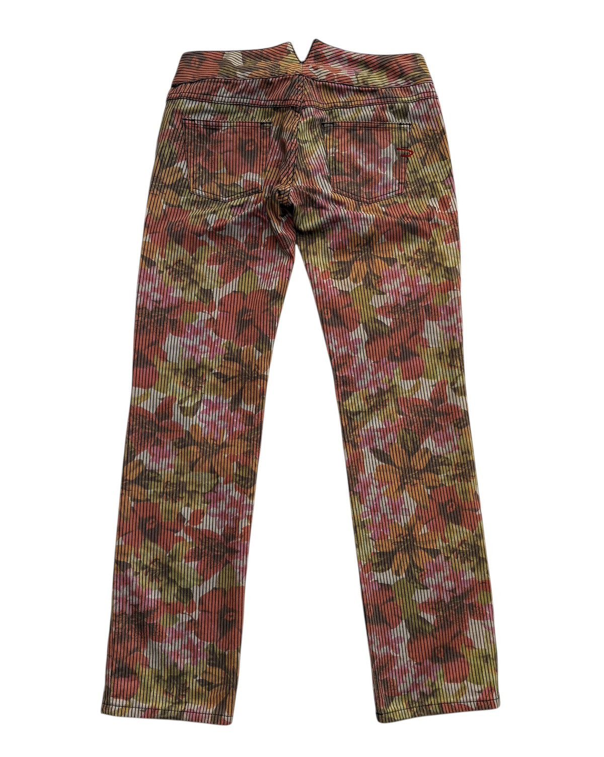 Diesel Diesel Floral Overprinted Multicolour Pants Size 30" / US 8 / IT 44 - 8 Thumbnail