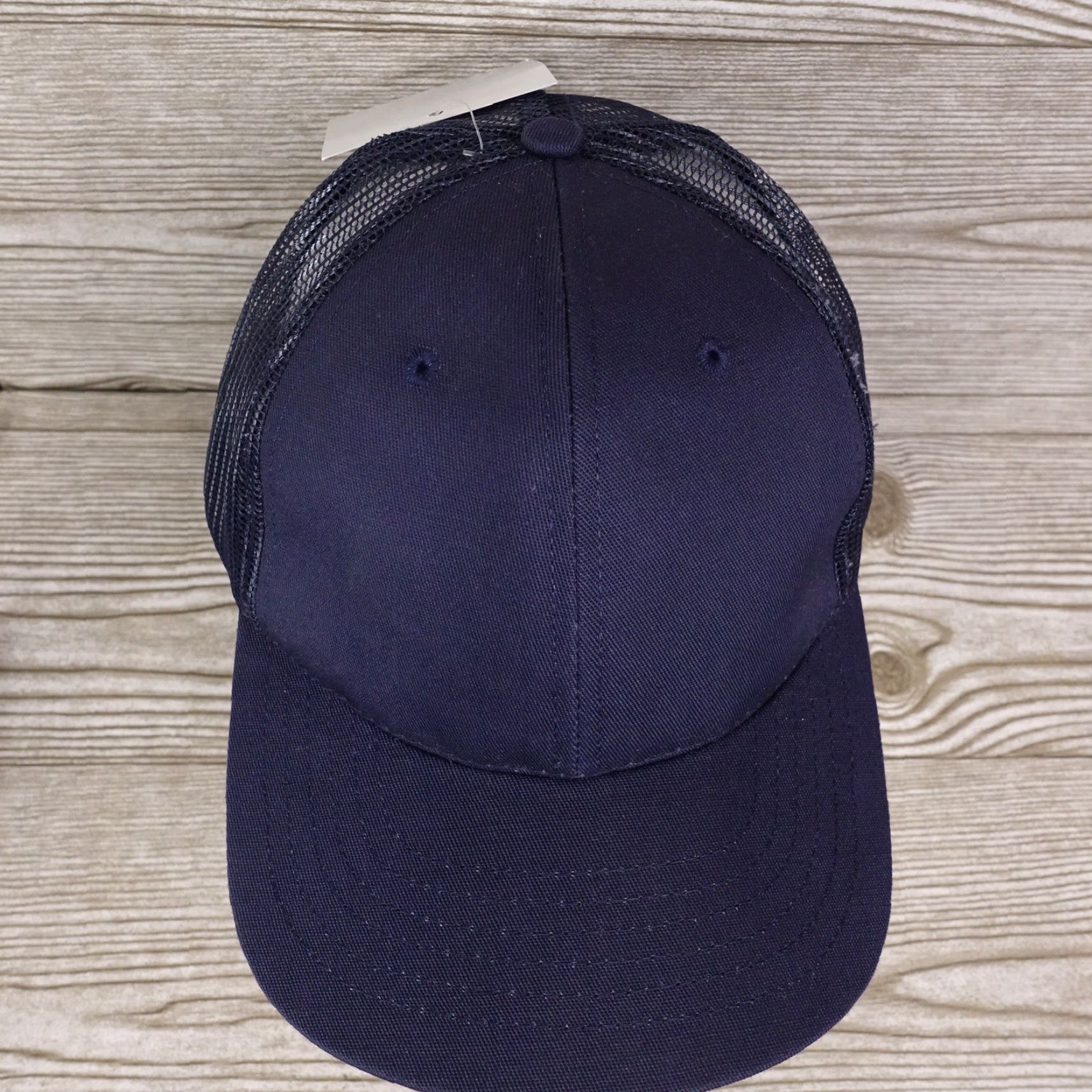 Vintage Vintage Classic Caps Navy Blue Vented Snapback Cap Unisex Adjustable Casual Hat Size ONE SIZE - 3 Thumbnail
