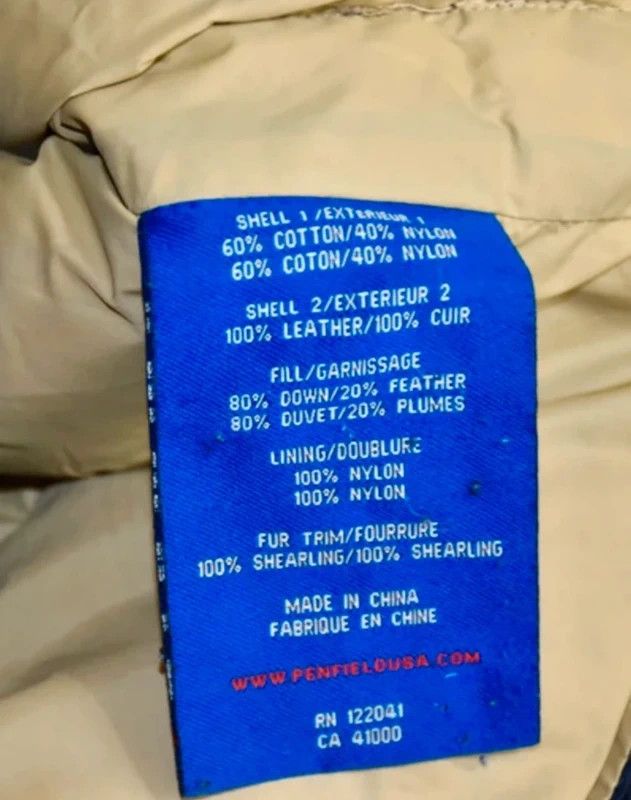 Penfield Penfield Stapleton Rockwool M shearling navy Size US M / EU 48-50 / 2 - 6 Thumbnail