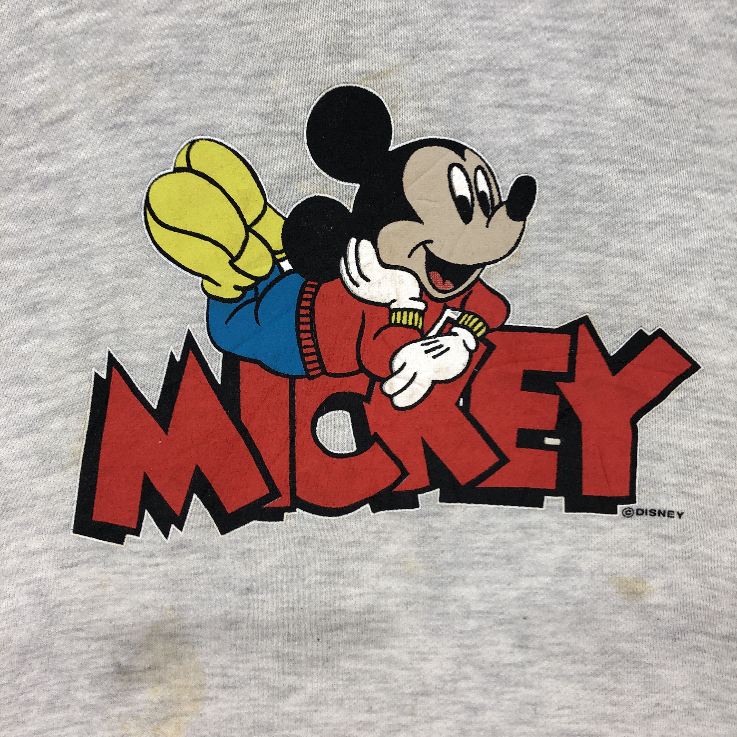 Mickey Mouse Vintage 90's Mickey Mouse Sweatshirt Disney Cartoon Sweater Size US M / EU 48-50 / 2 - 3 Thumbnail