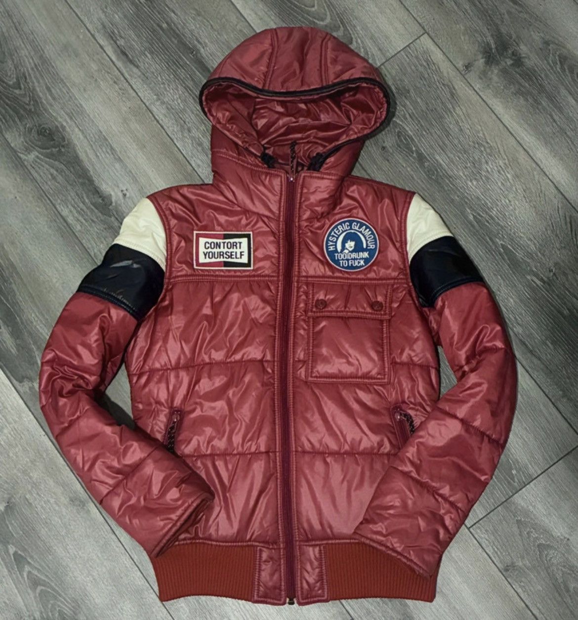 Hysteric Glamour Hysteric glamour red puffer jacket Size US S / EU 44-46 / 1 - 1 Thumbnail