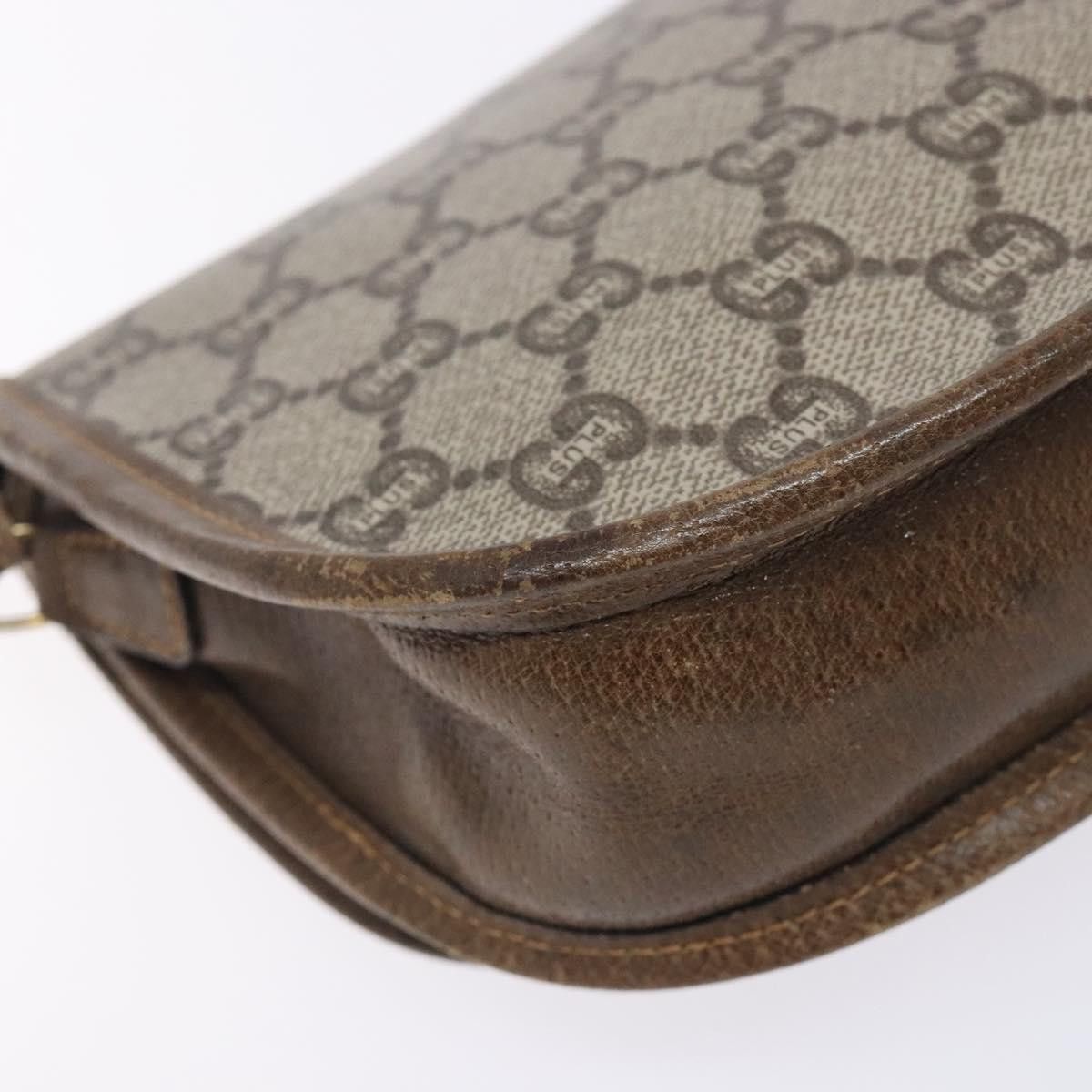 Gucci GUCCI GG Plus Supreme Shoulder Bag Pvc Beige Gold Size ONE SIZE - 13 Thumbnail