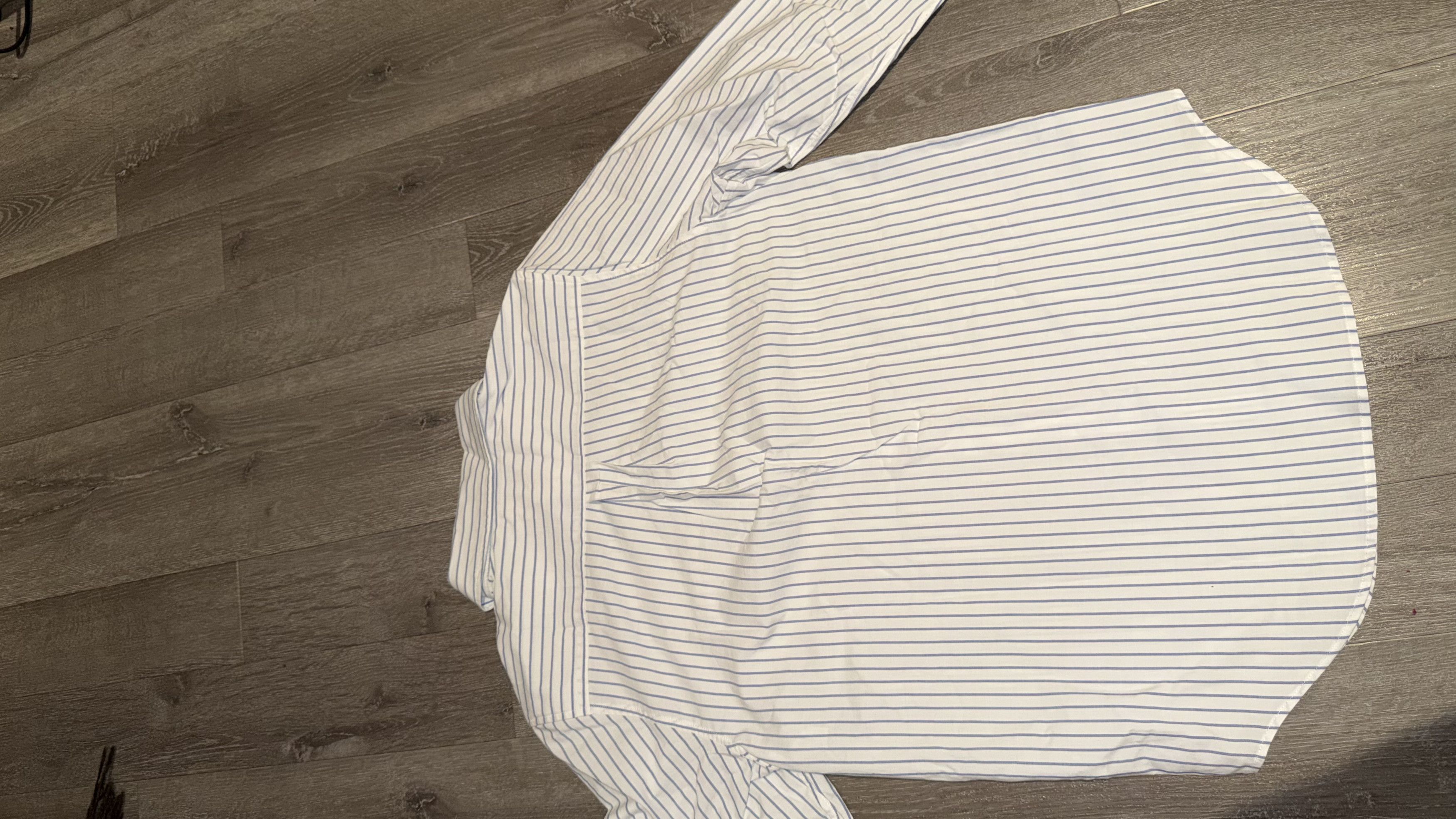 Aime Leon Dore ALD LS Blue Stripe Poplin Shirt Size US XS / EU 42 / 0 - 3 Thumbnail