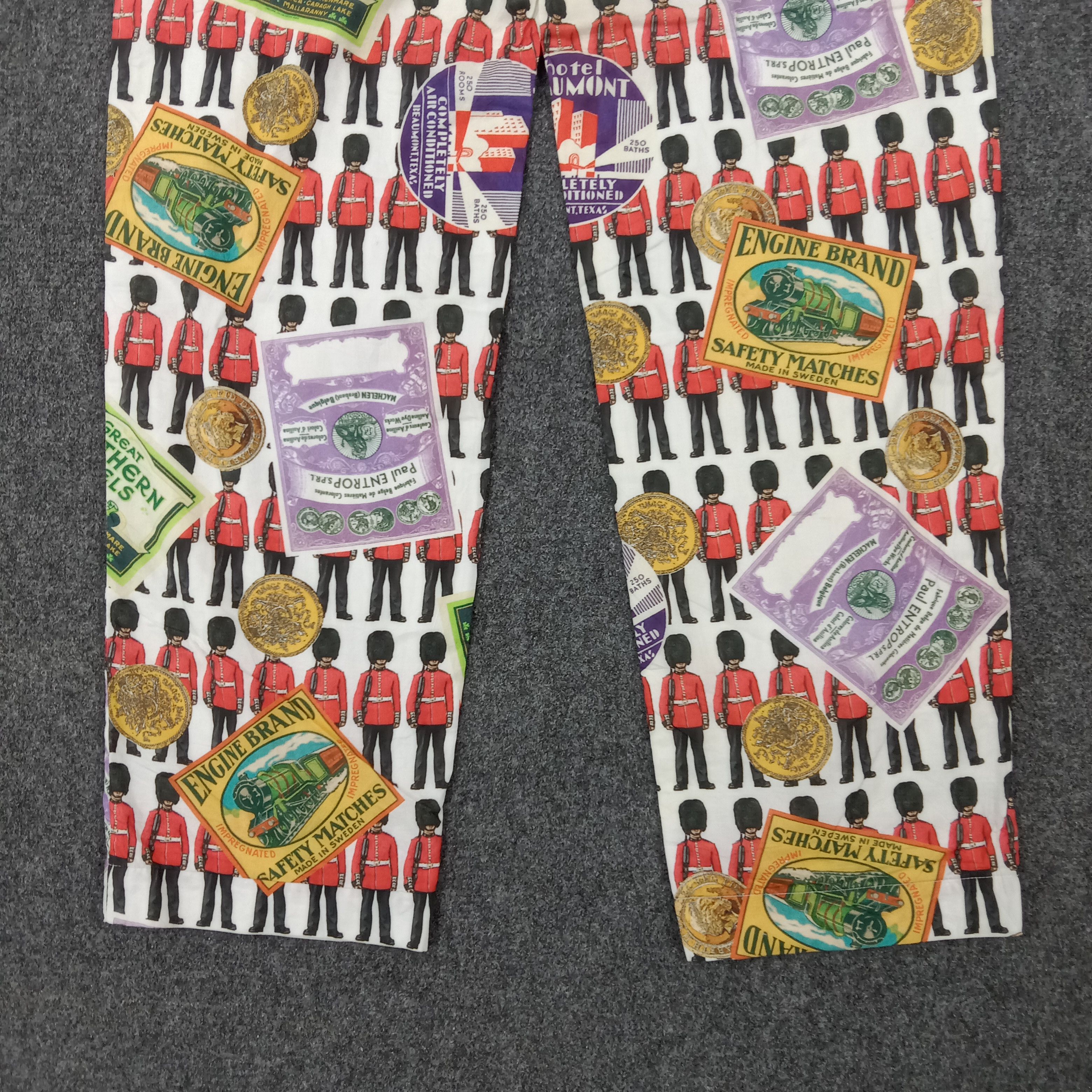 Comme des Garcons × Japanese Brand × Vintage Comme des Garcons Tricot Japanese Designer Fullprint Pants Size US 28 / EU 44 - 7 Thumbnail