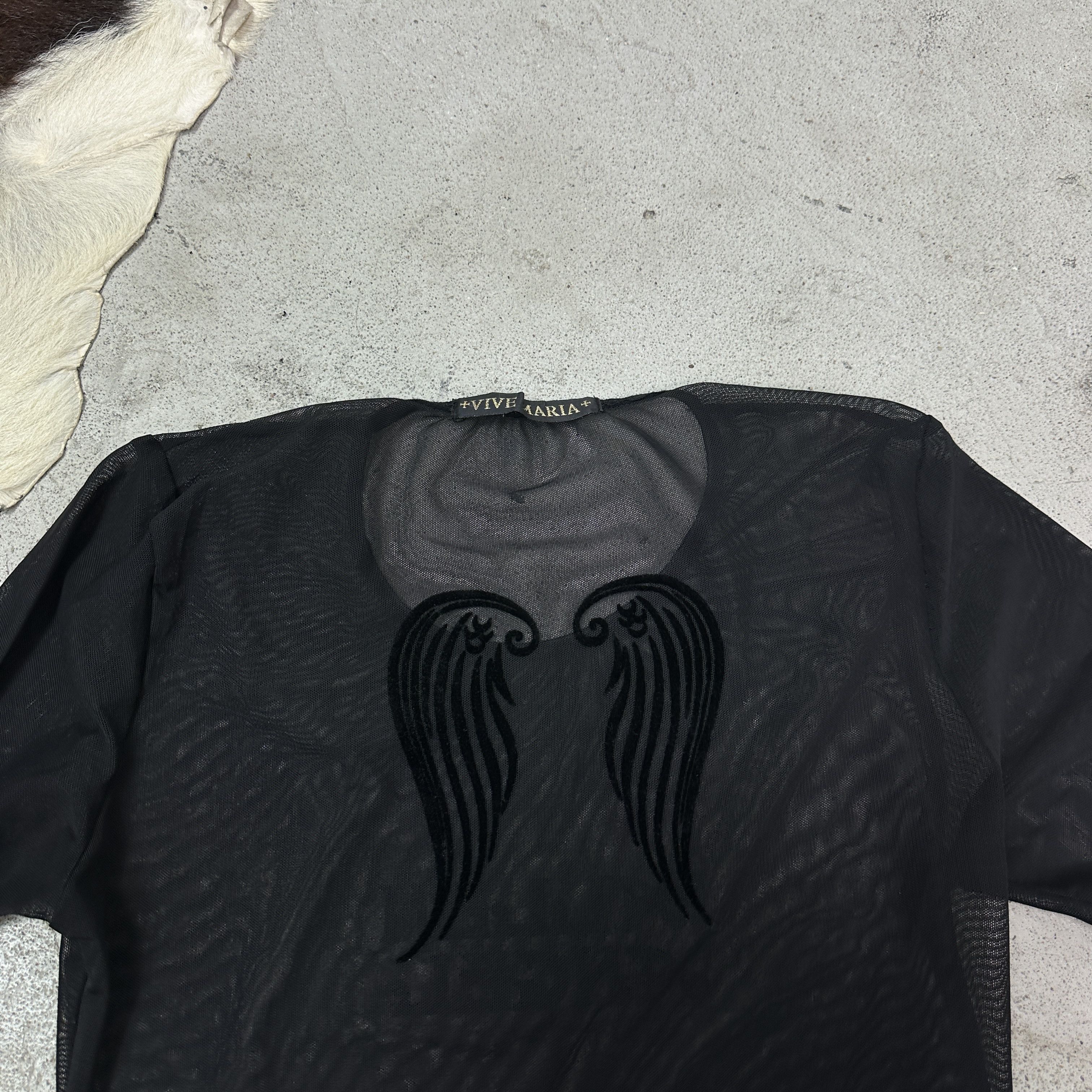 Vintage Vintage Avant Garde Vive Maria Fallen Angel Longsleeve Y2K Size S / US 4 / IT 40 - 7 Thumbnail