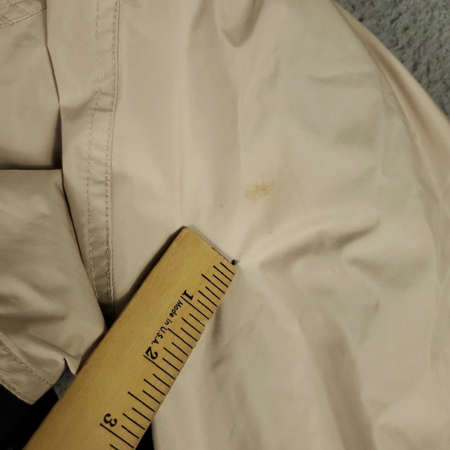 Footjoy FootJoy Jacket Mens M Beige 1/4 Zip Windbreaker Pullover Pockets Short N/A Size US M / EU 48-50 / 2 - 4 Thumbnail