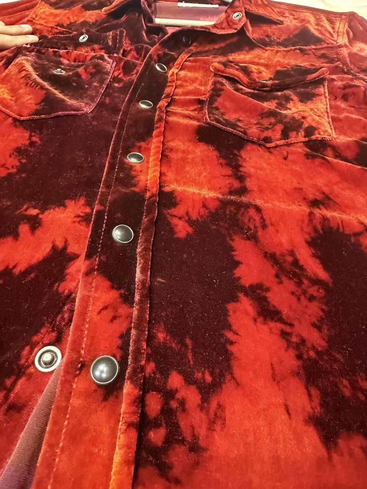 Saint Laurent Paris SS22 Saint Laurent Western Velvet Shirt Size US S / EU 44-46 / 1 - 6 Thumbnail