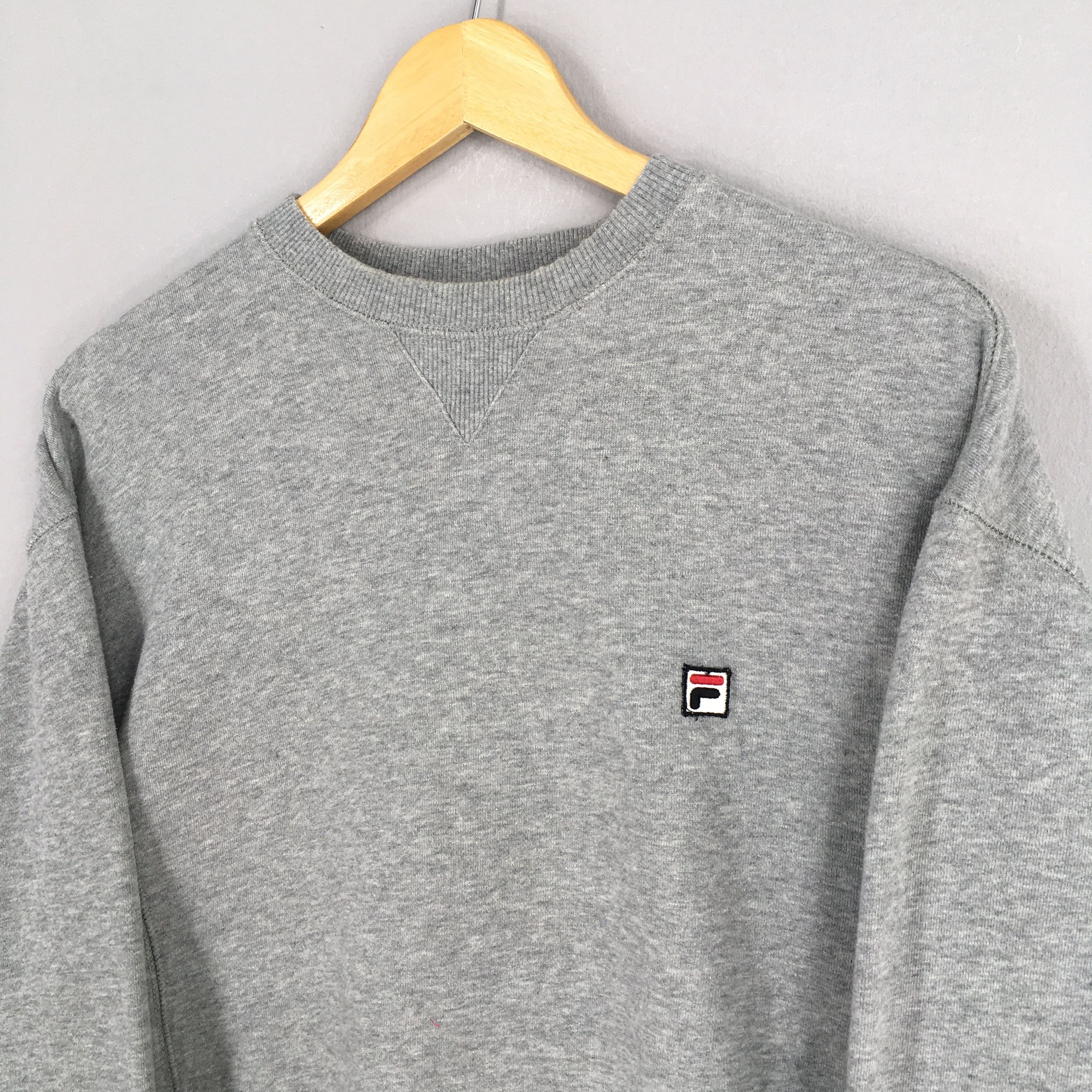 Fila × Vintage Vintage 90's Fila Italia Sports Gray Sweatshirt Medium Size US M / EU 48-50 / 2 - 3 Thumbnail
